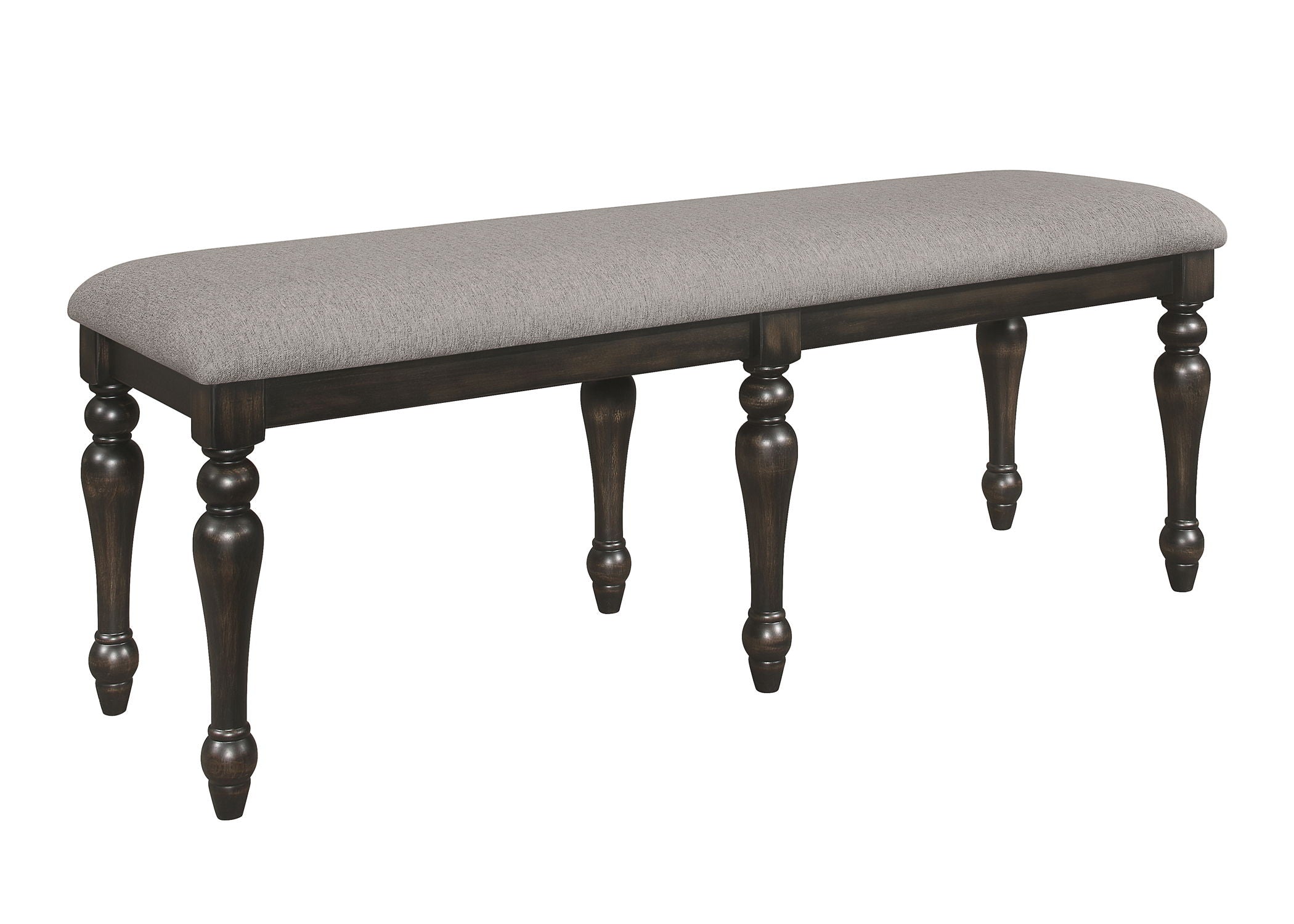 Hilara - Bench - Gray / Charcoal