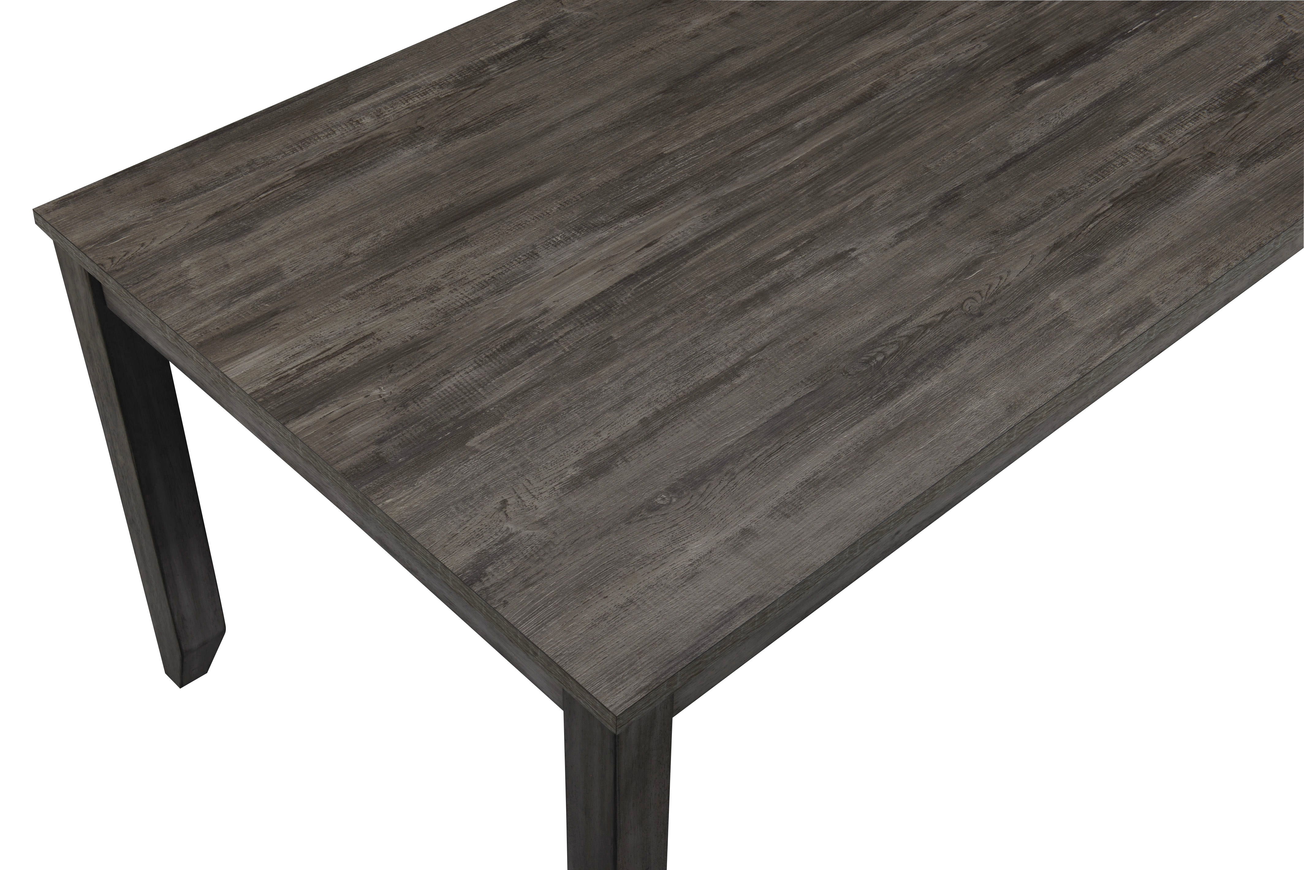 Sean - Melamine Dining Table - Dark Gray