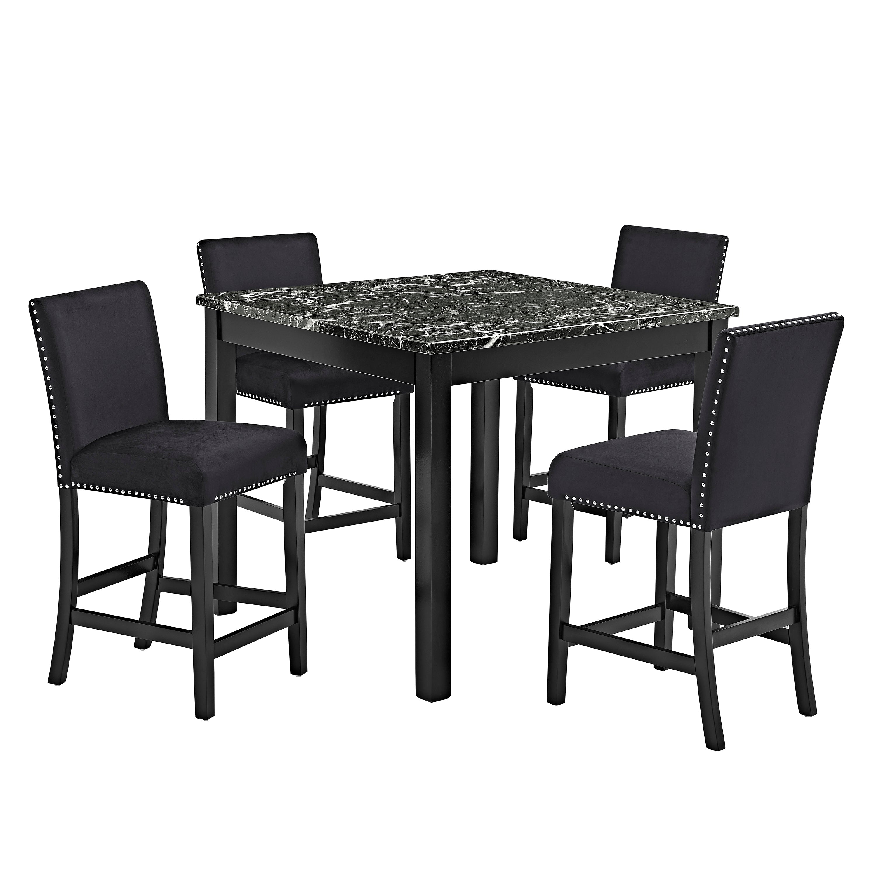 LENNON 5-PK CONTR HT SET ALL BLACK