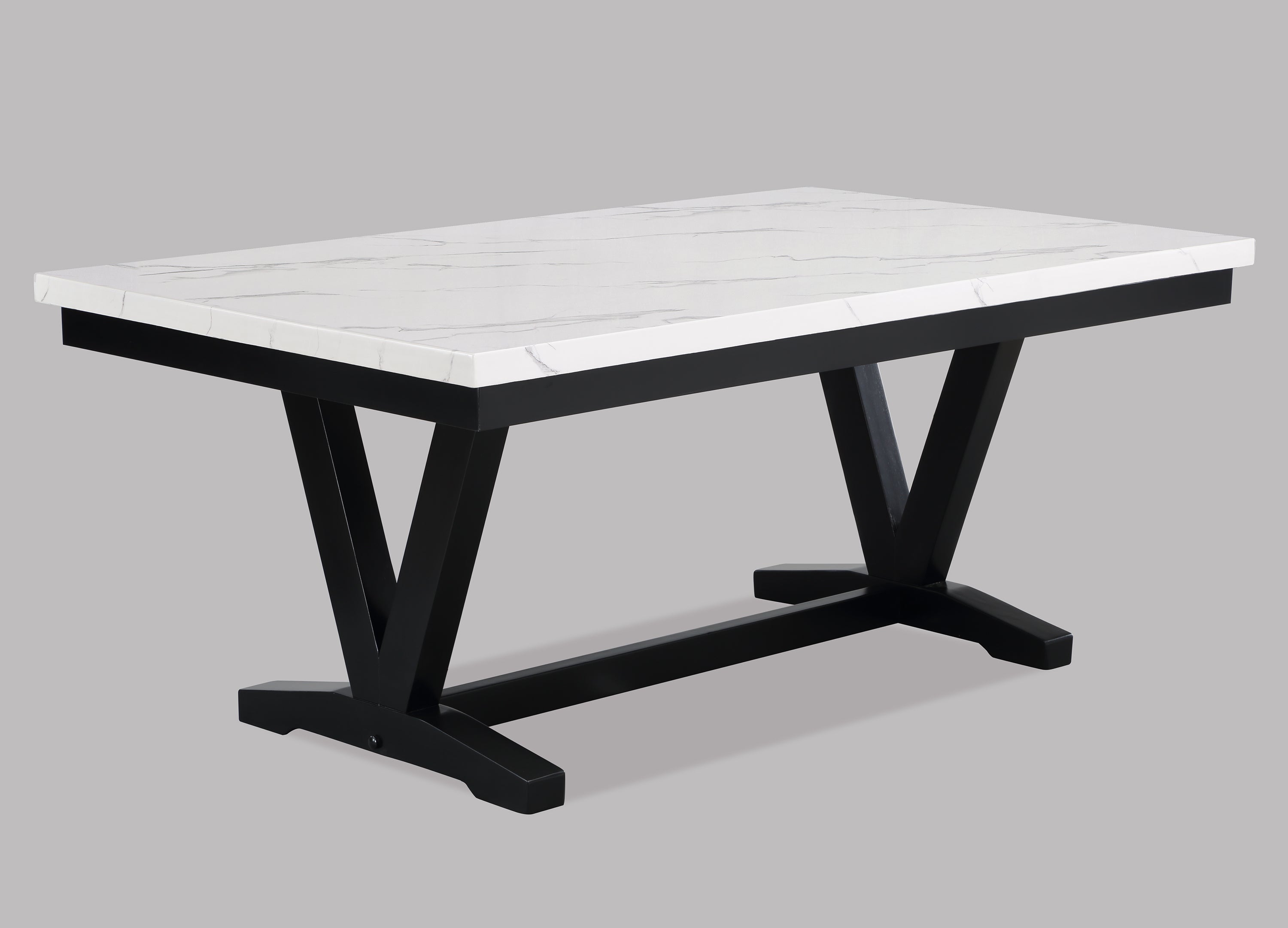TANNER DINING TBL FAUX CARRARA MBL
