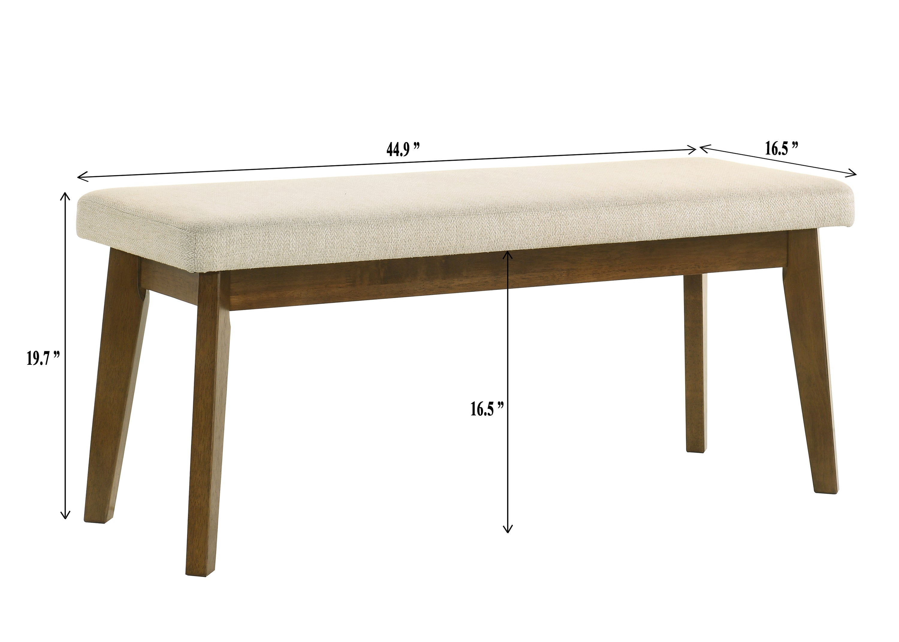 Rolstan Beige/Brown Dining Bench