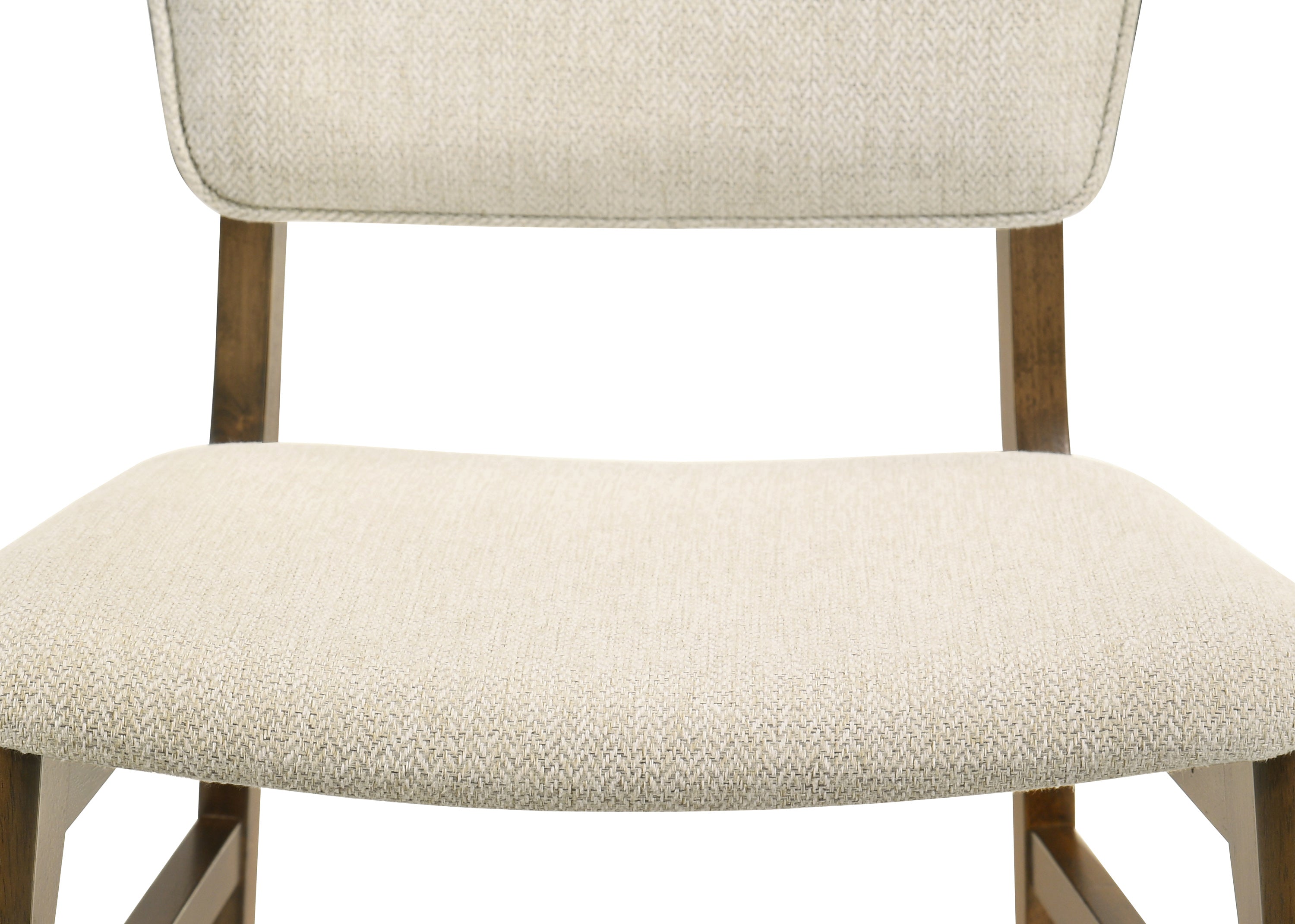 Rolstan Beige/Brown Dining Side Chair, Set of 2