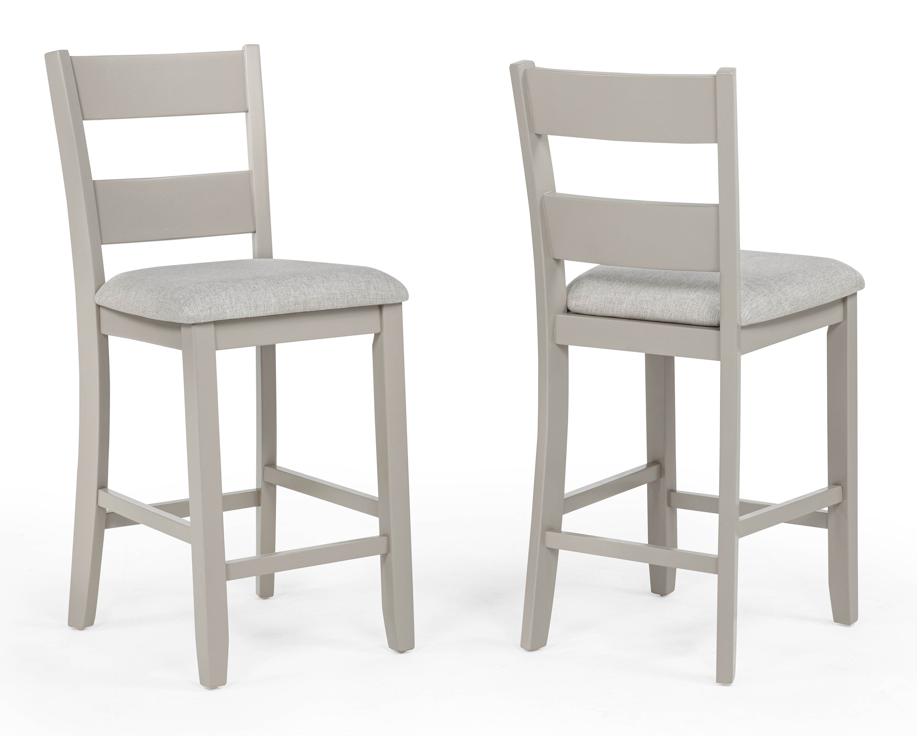Lester Greige 5-Piece Counter Height Dining Set
