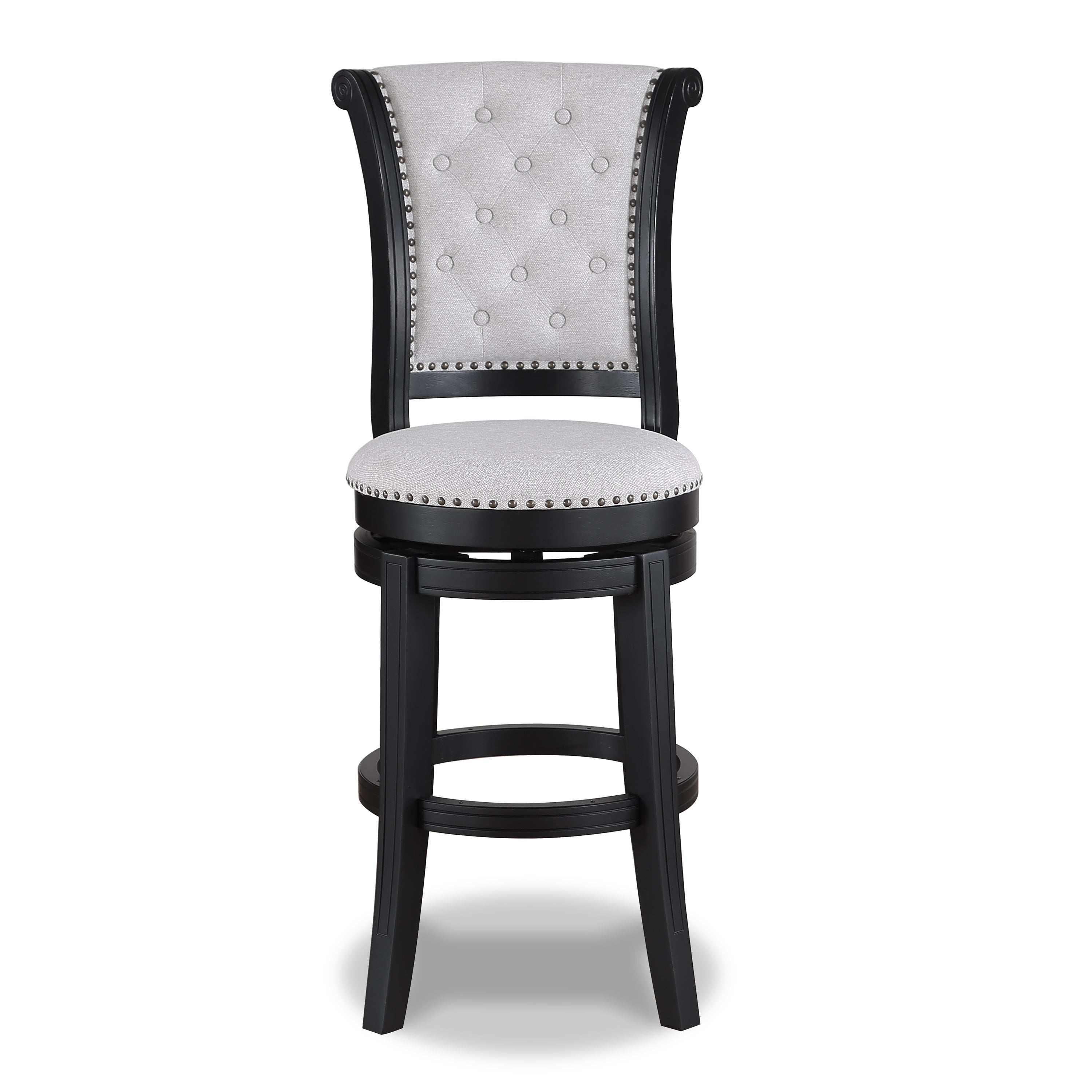 GRANVILLE SWIVEL BAR STOOL DOVE K/D