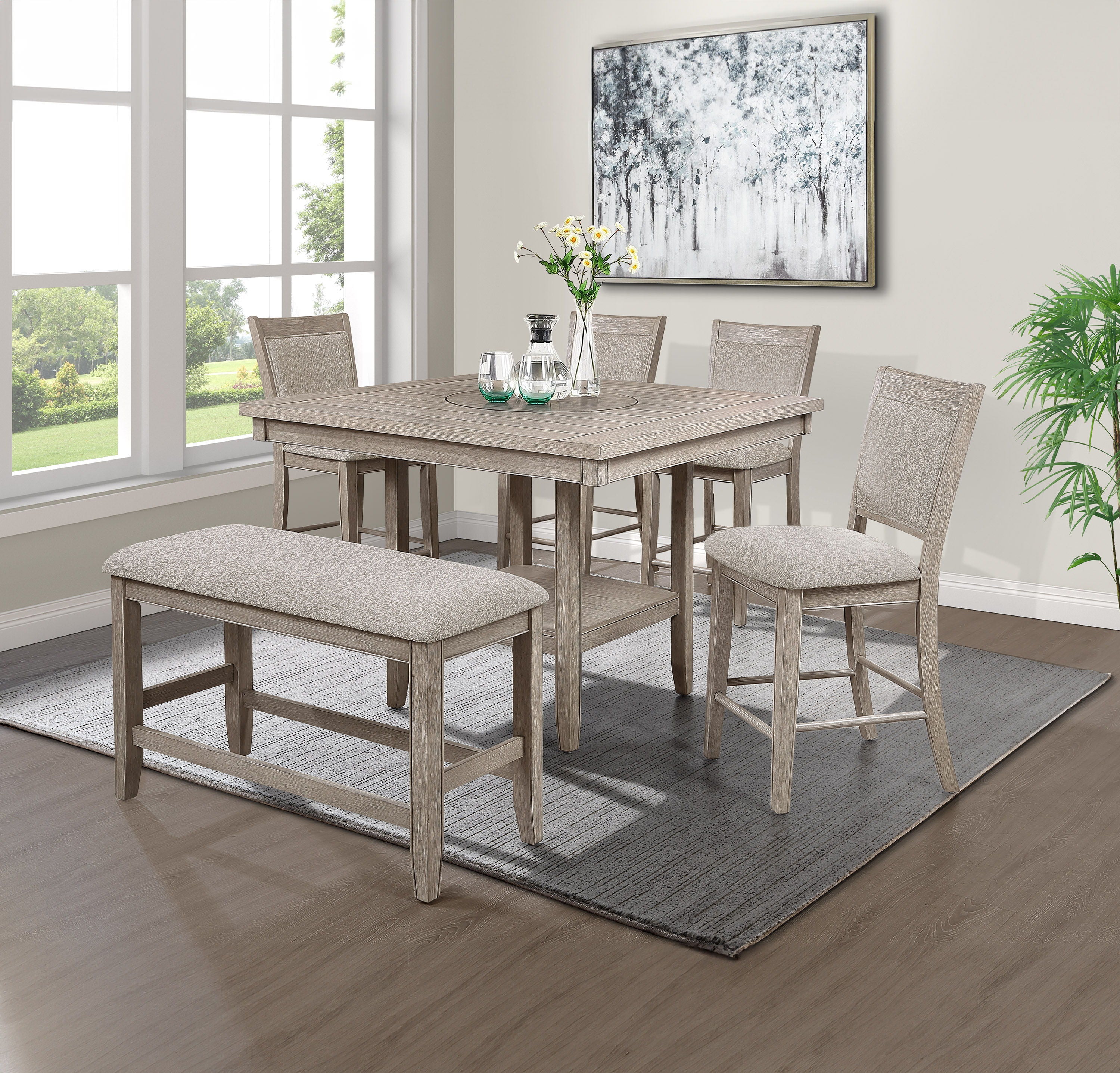 Fulton - Counter Height Table - Gray