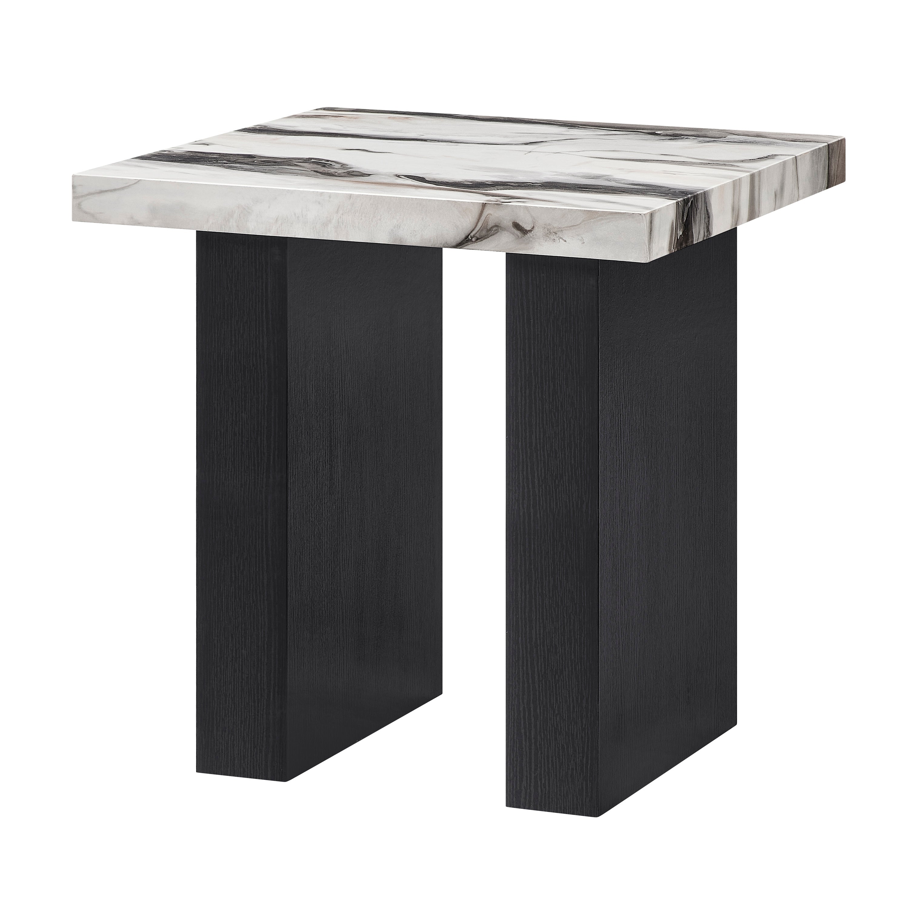 Vega Multi-Color Faux Marble 3-Piece Cocktail Set