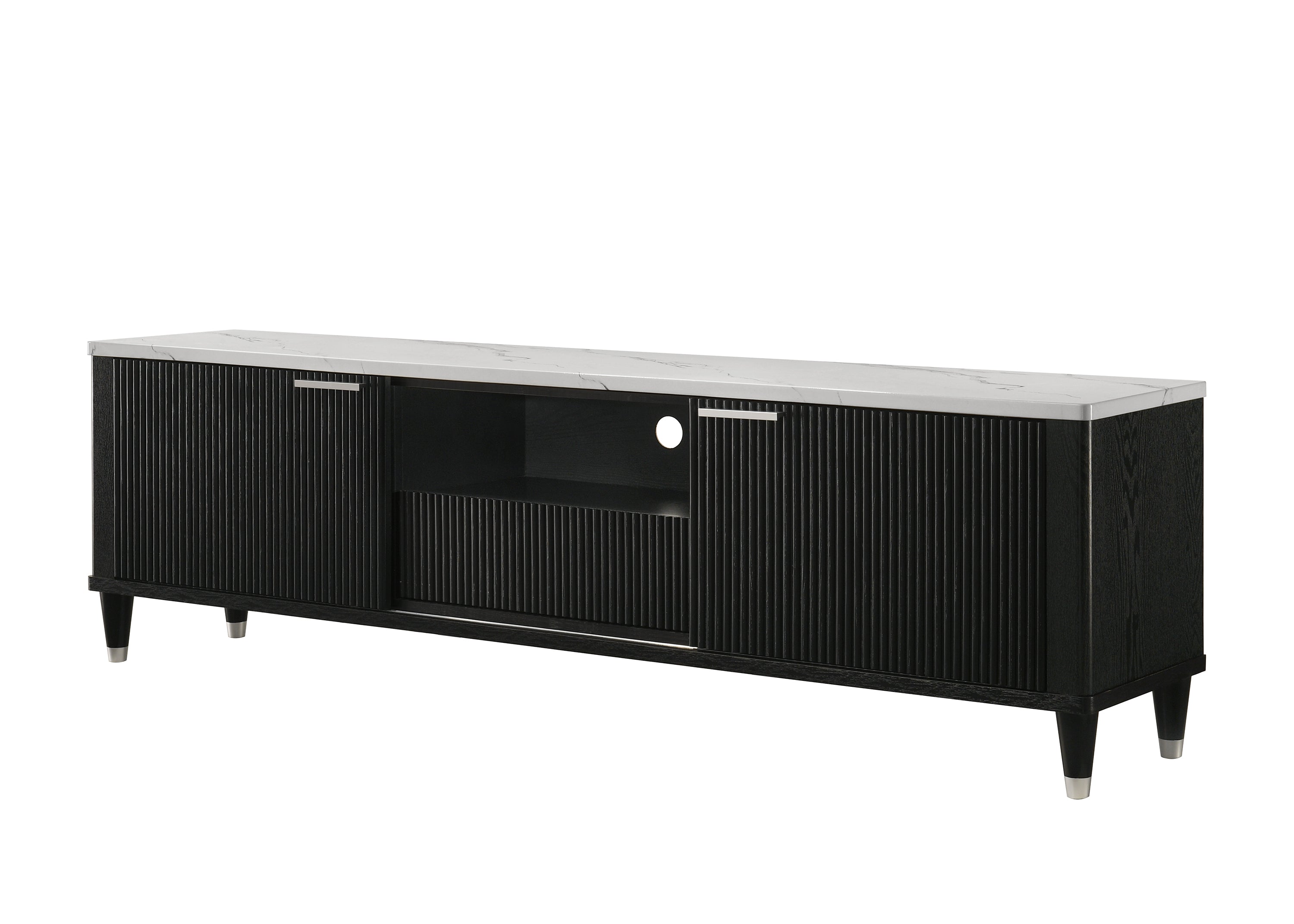 Britany Black TV Stand