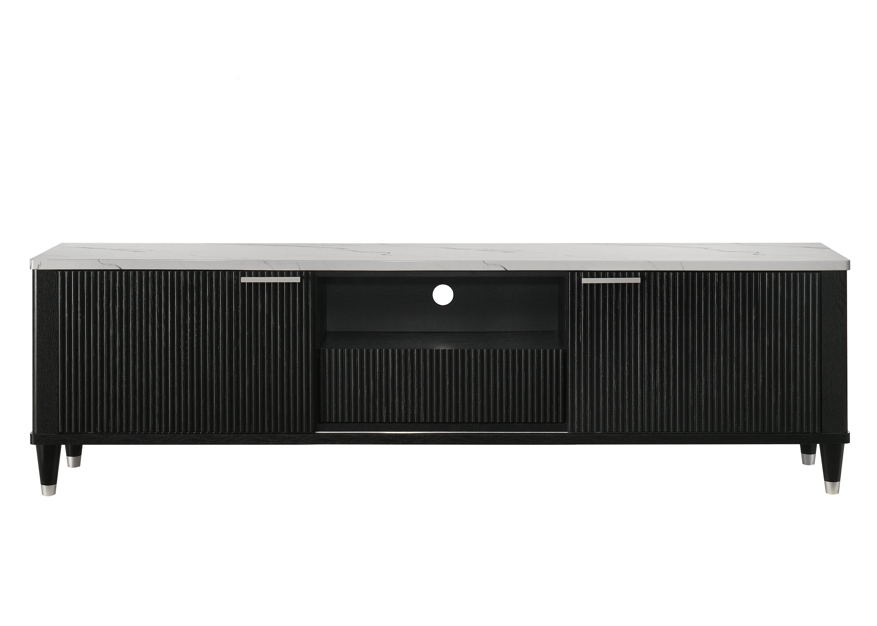 Britany Black TV Stand