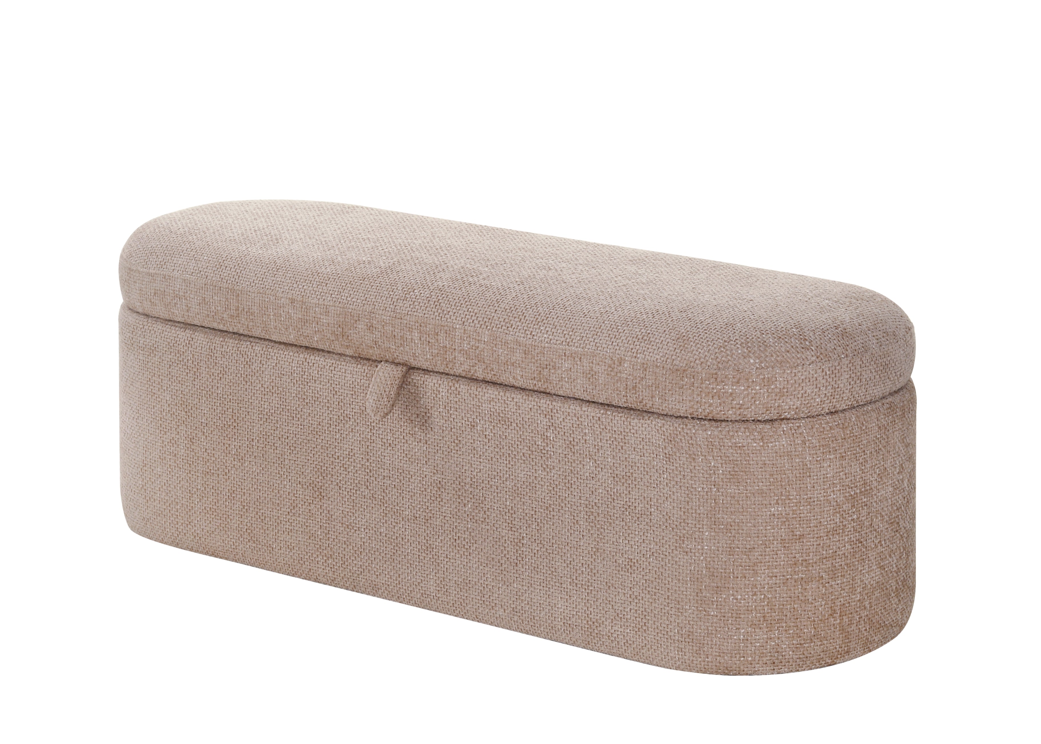 PHILIPA STORAGE BENCH- MAUVE TWEED