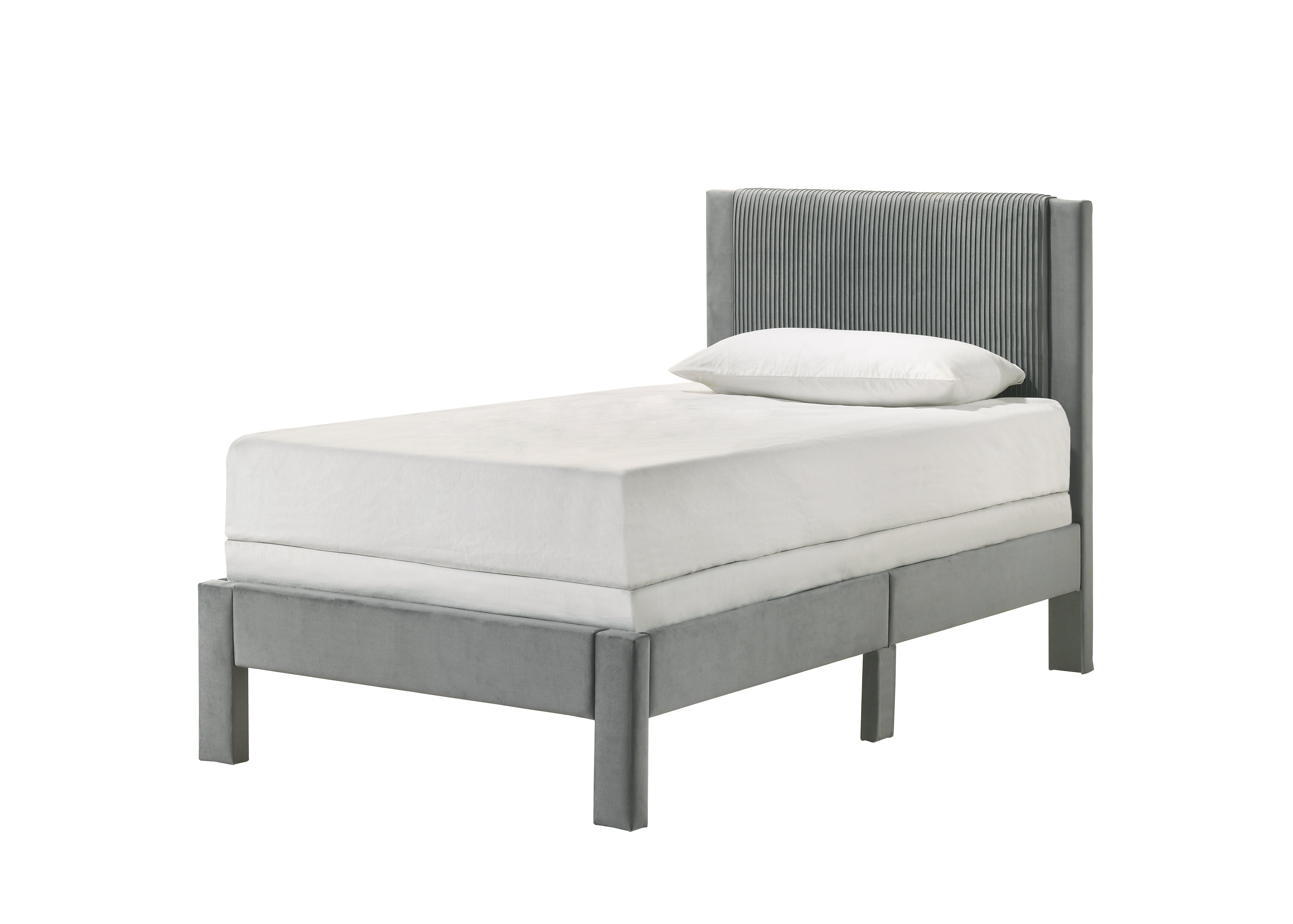 LUCIA T HB/FB+SIDE RAILS LIGHT GREY