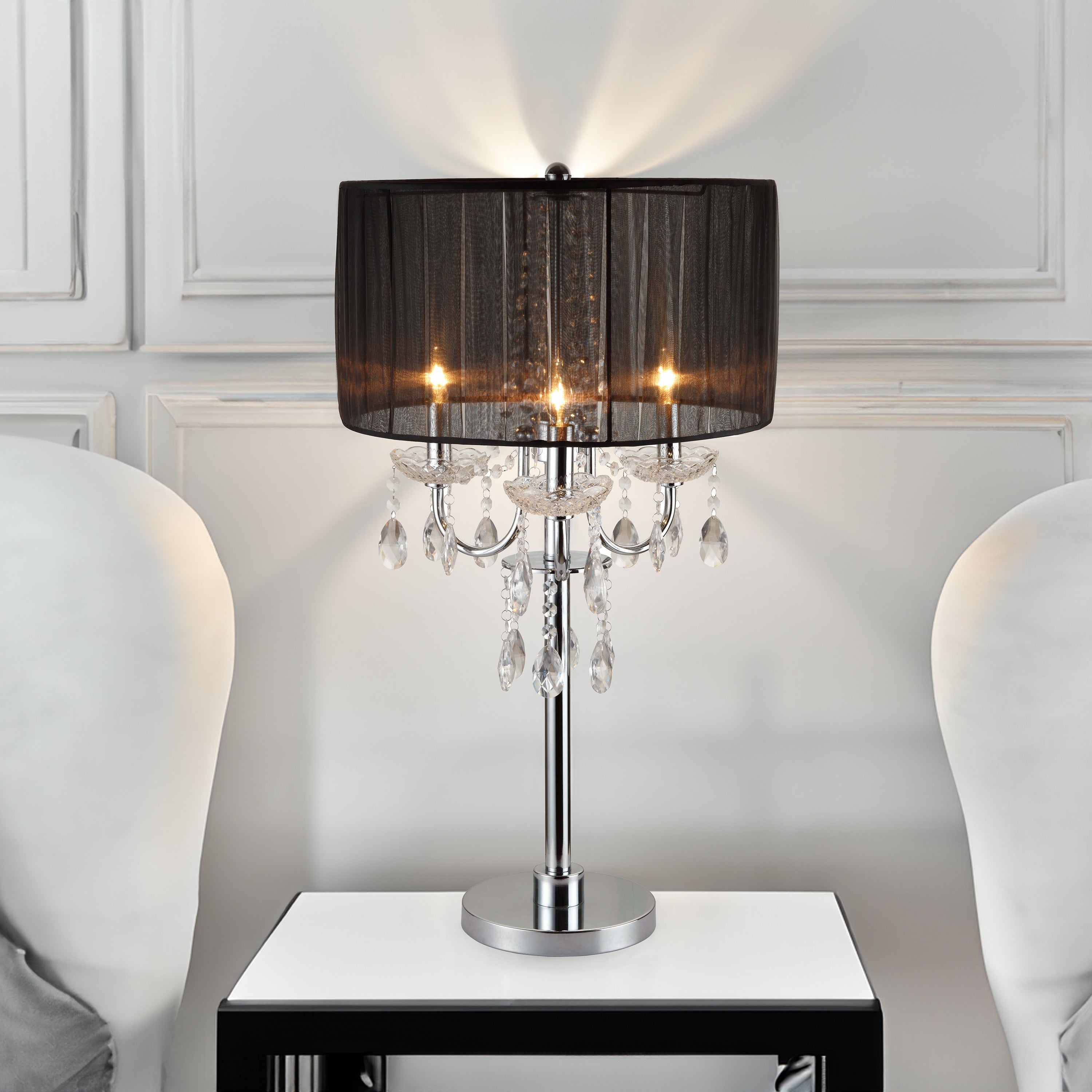 CHANDELIER TABLE TOUCH LAMP 29.5