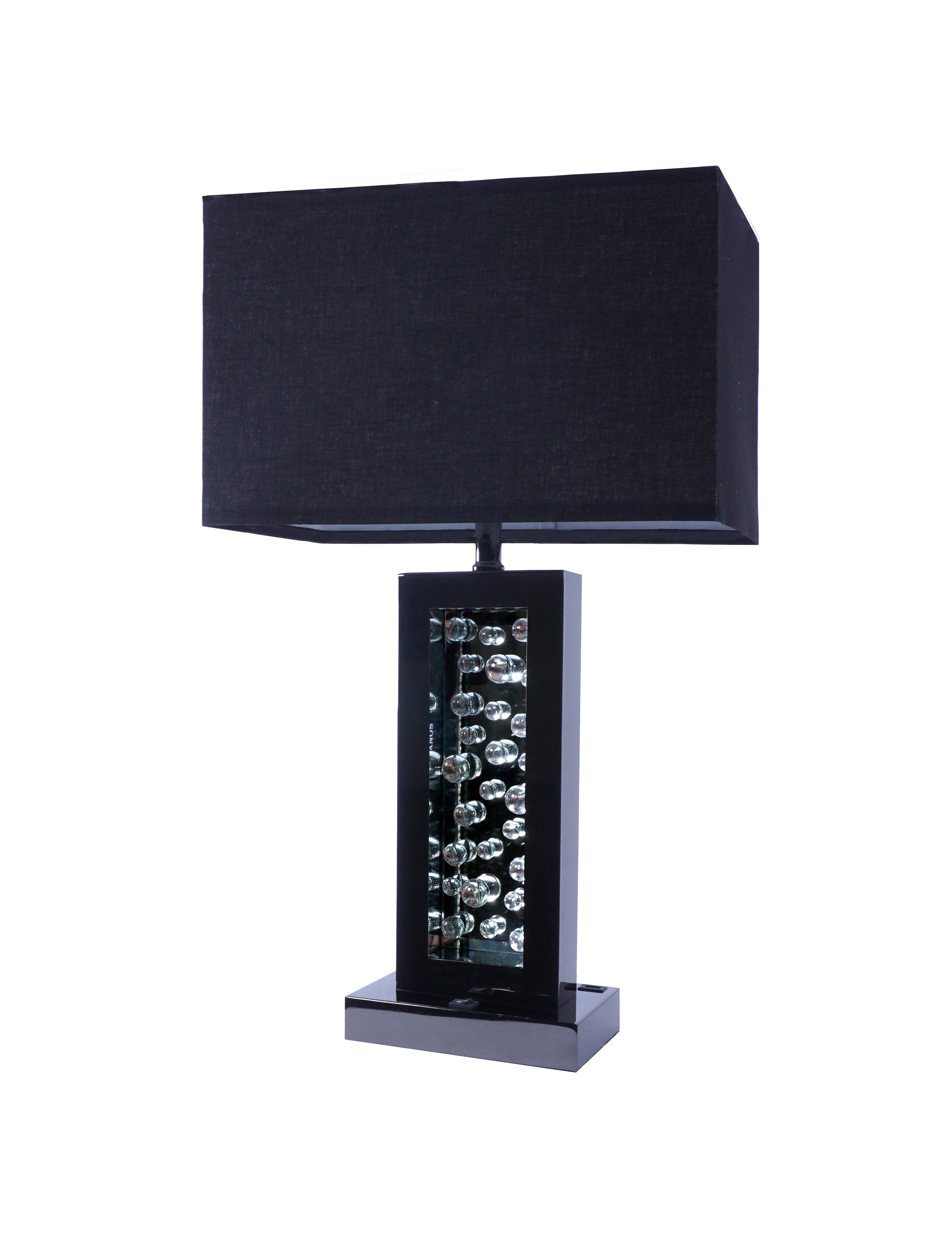 MONICA LAMP BLACK NICKEL-LED ACCENT
