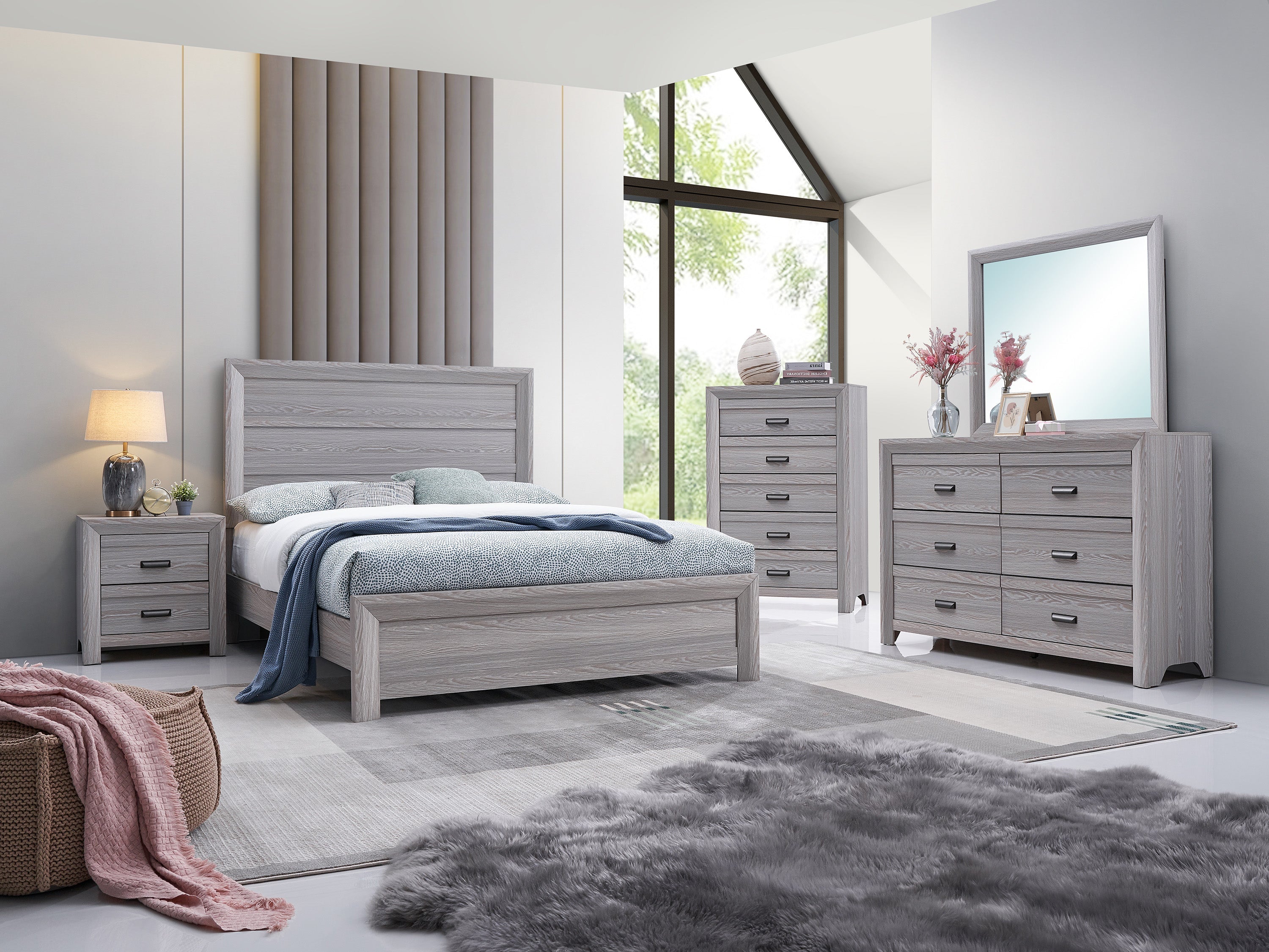 Adelaide Driftwood Dresser Mirror (Mirror Only)