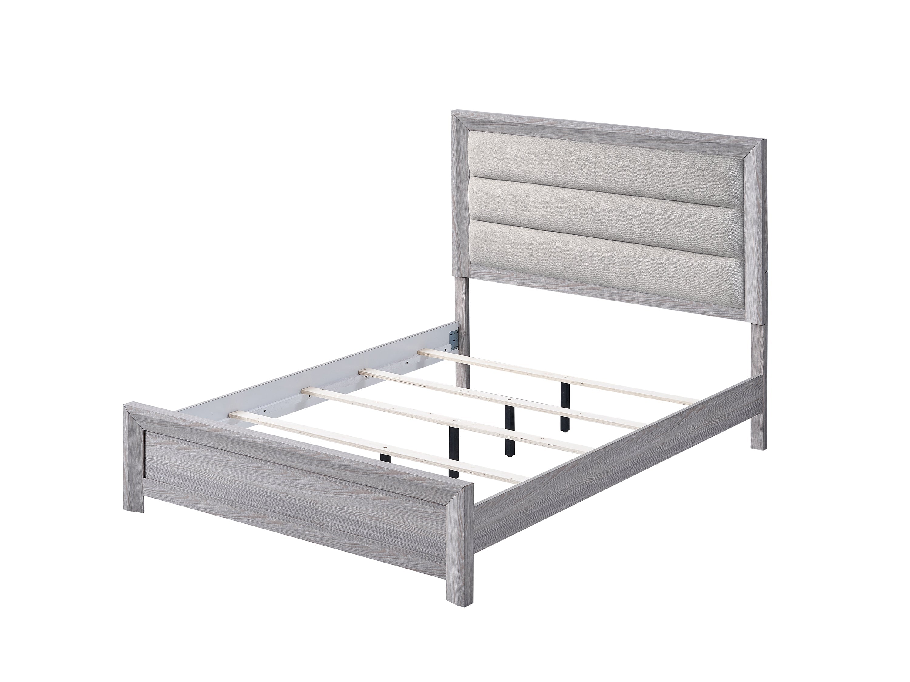 Adelaide Driftwood Upholstered Panel Youth Bedroom Set