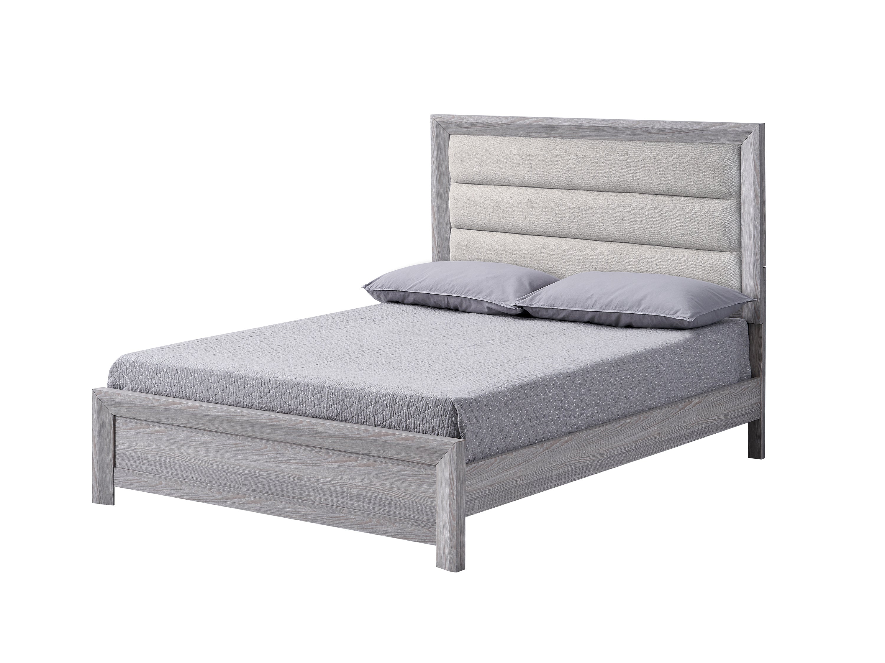 Adelaide Driftwood Upholstered Panel Youth Bedroom Set