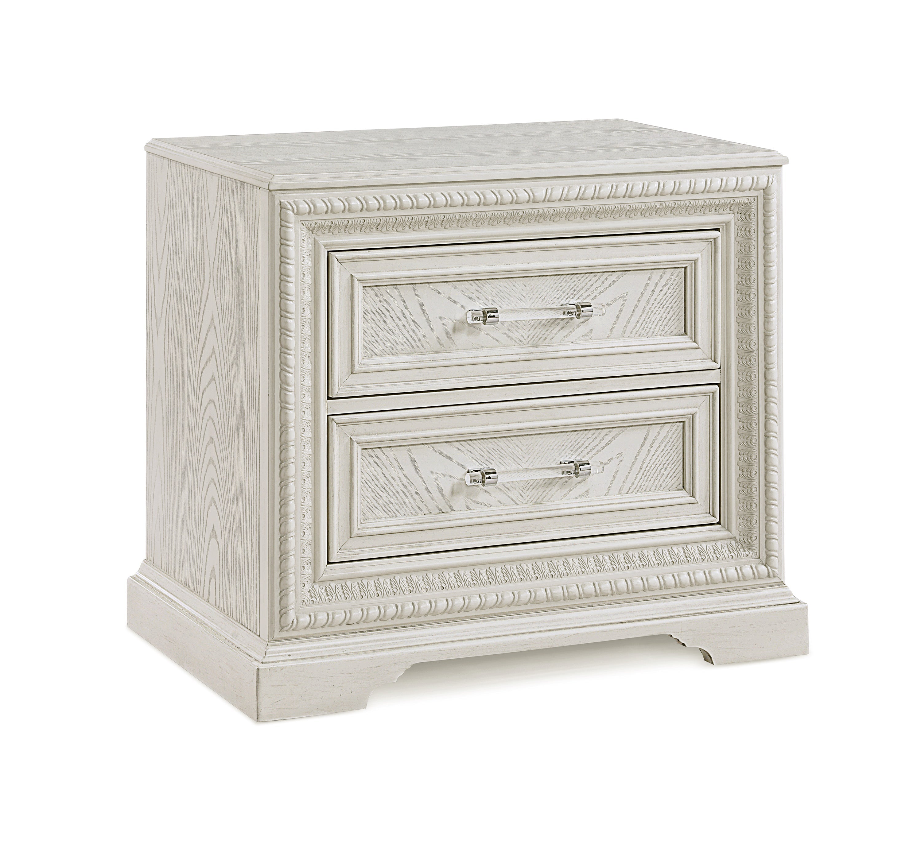 Alexandria Antique White Nightstand