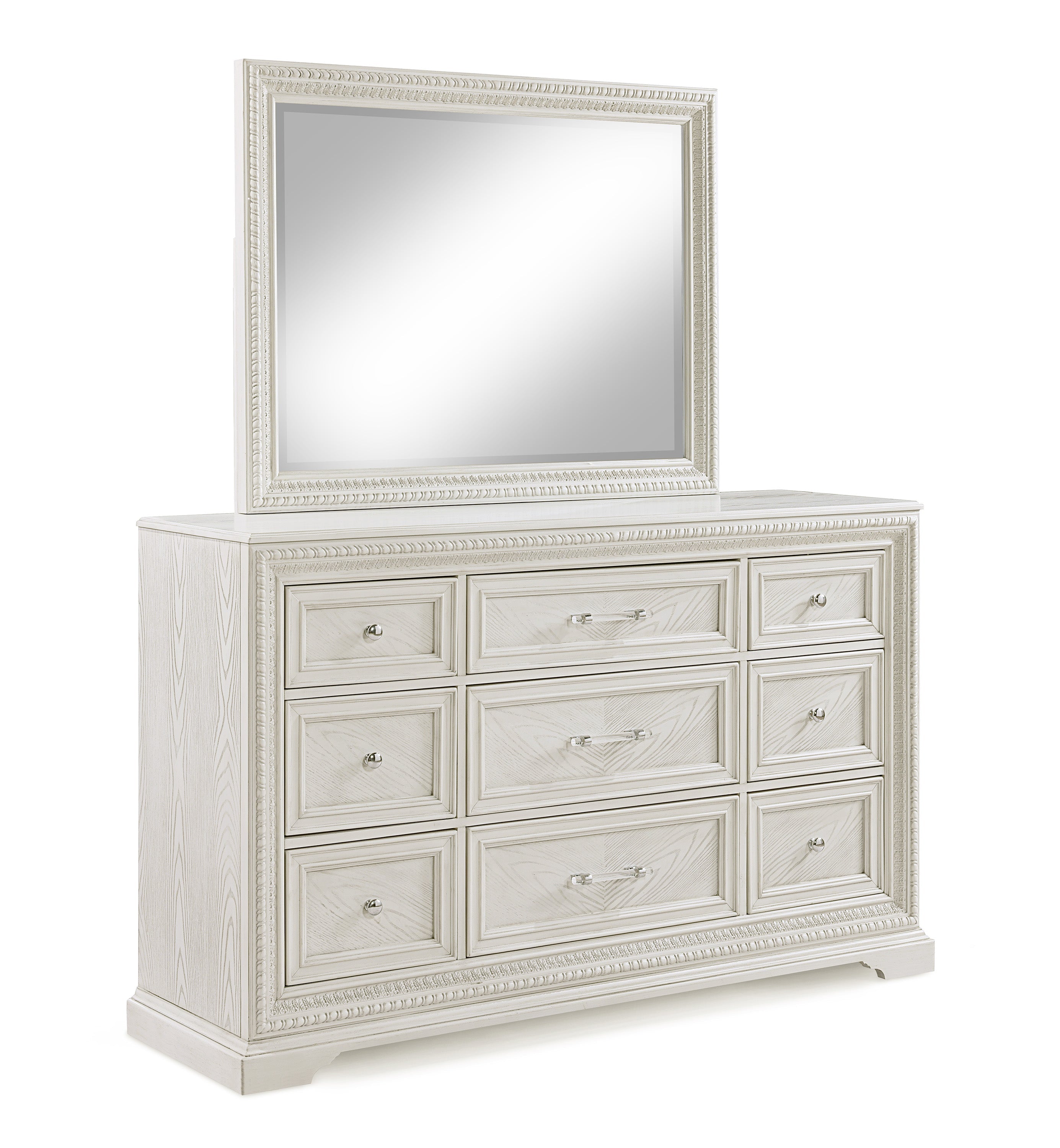 Alexandria Antique White Panel Bedroom Set