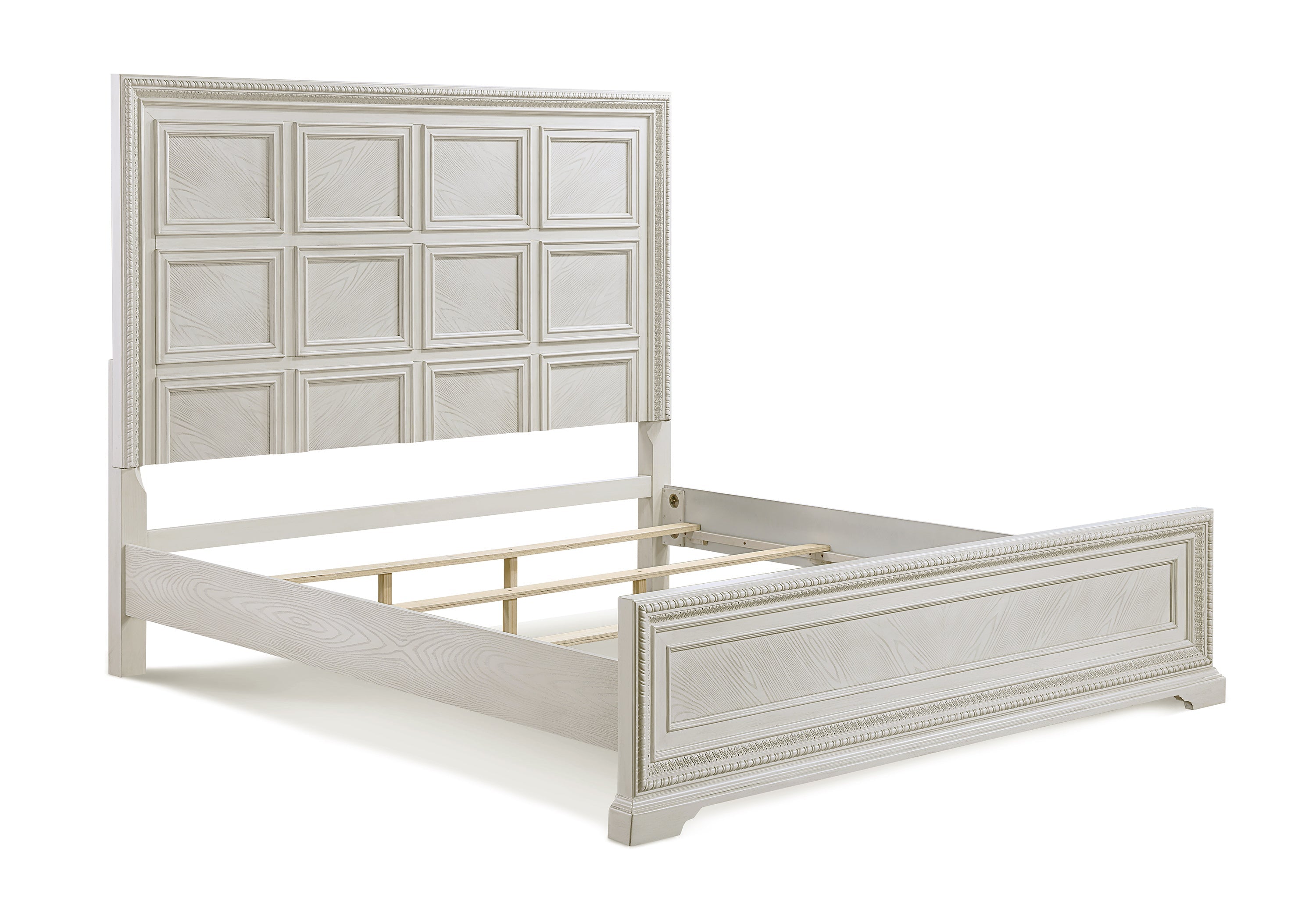 Alexandria Antique White Panel Bedroom Set