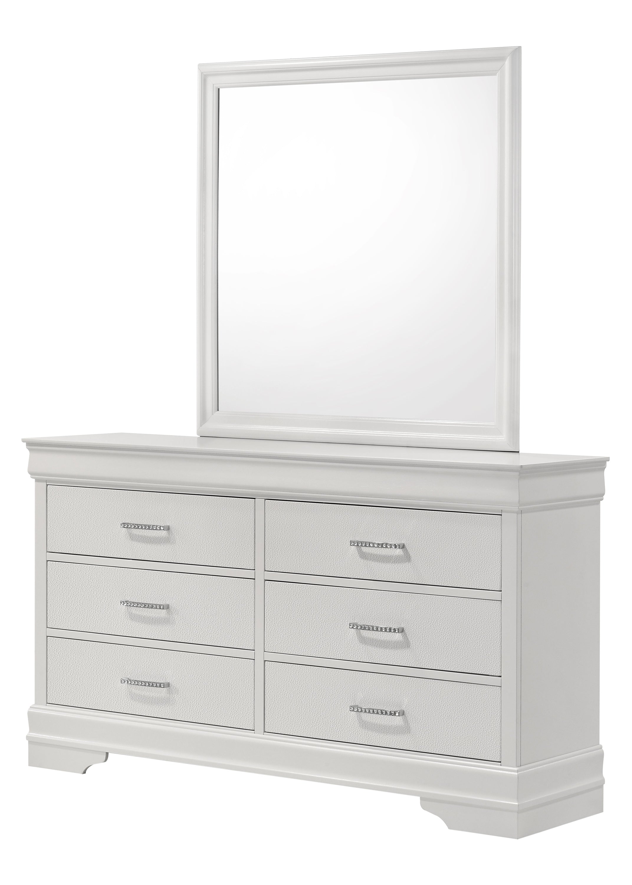 Amalia White Panel Youth Bedroom Set