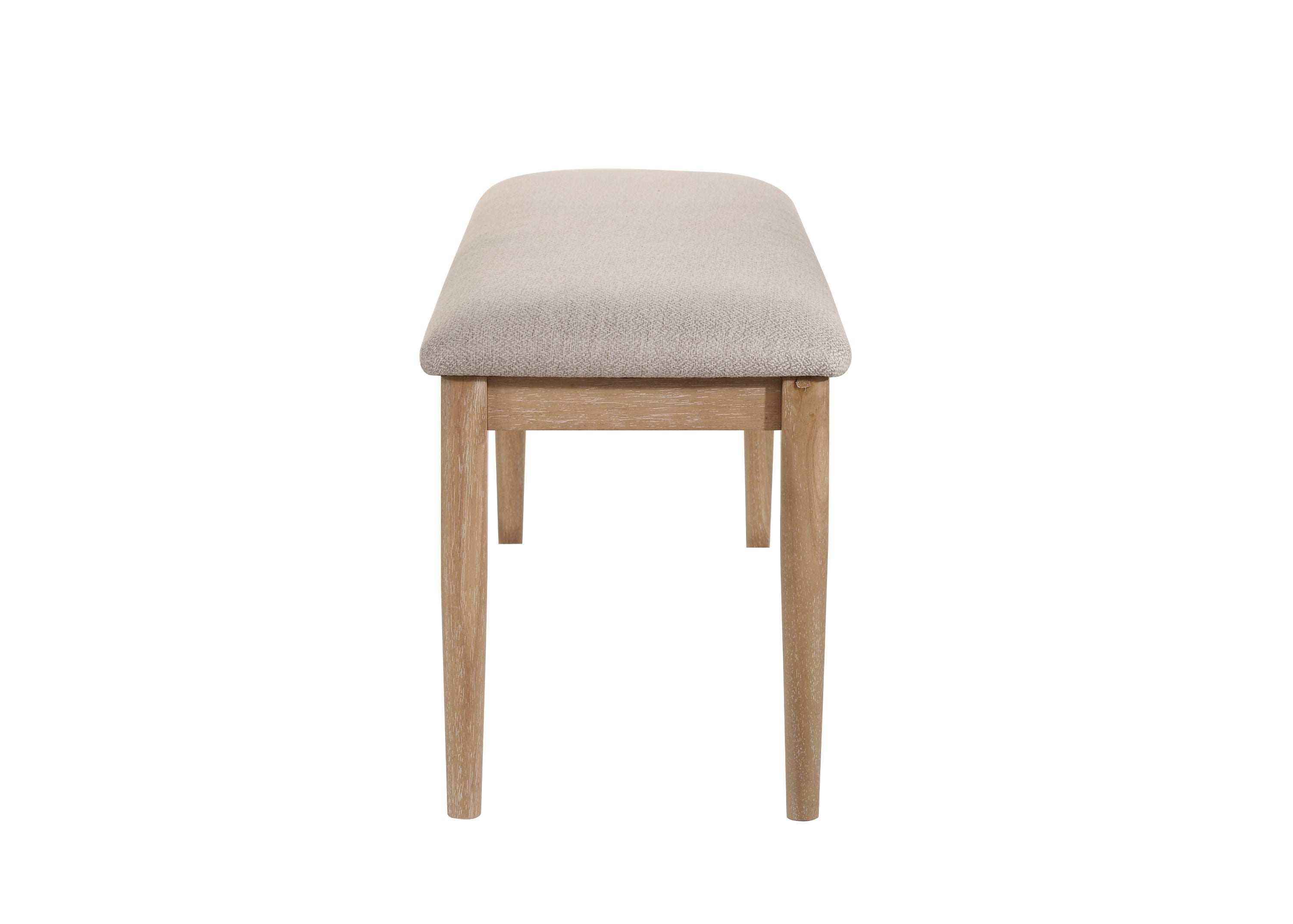 Arden Warm Wood/Beige Dining Bench