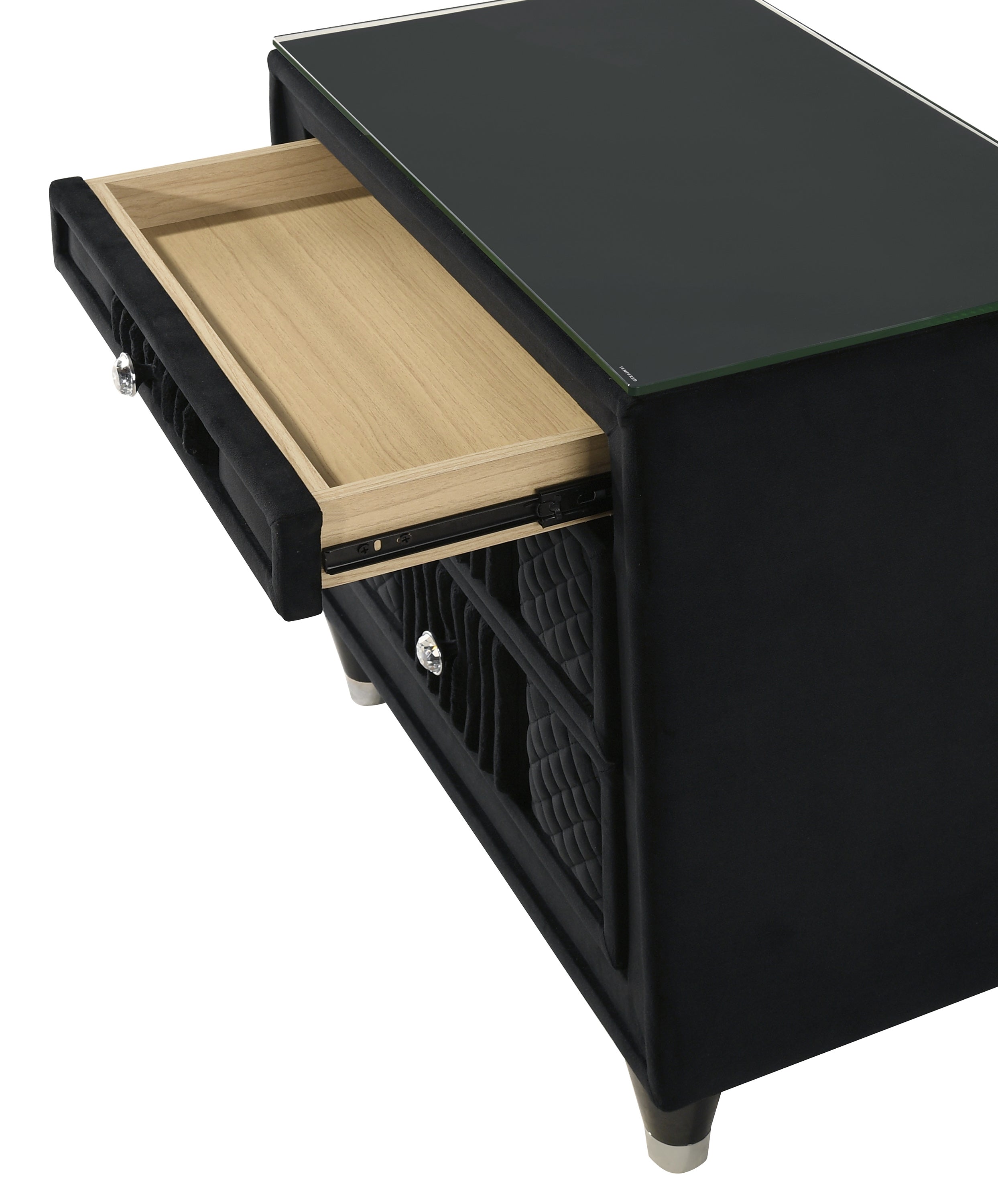 Armany Black Nightstand