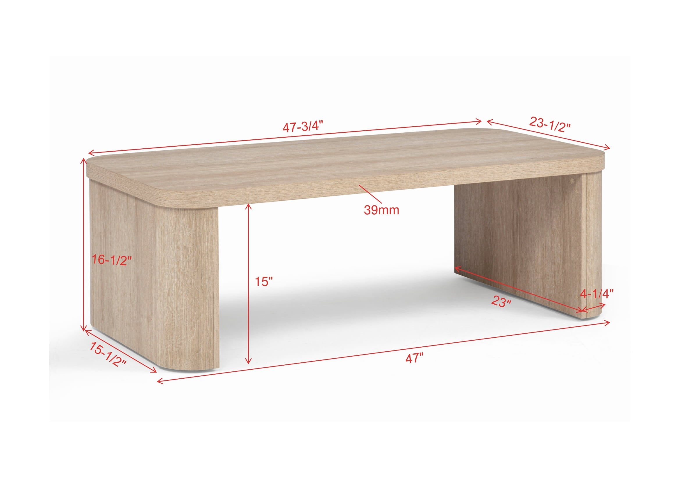 Ashton Natural 3-Piece Cocktail Set