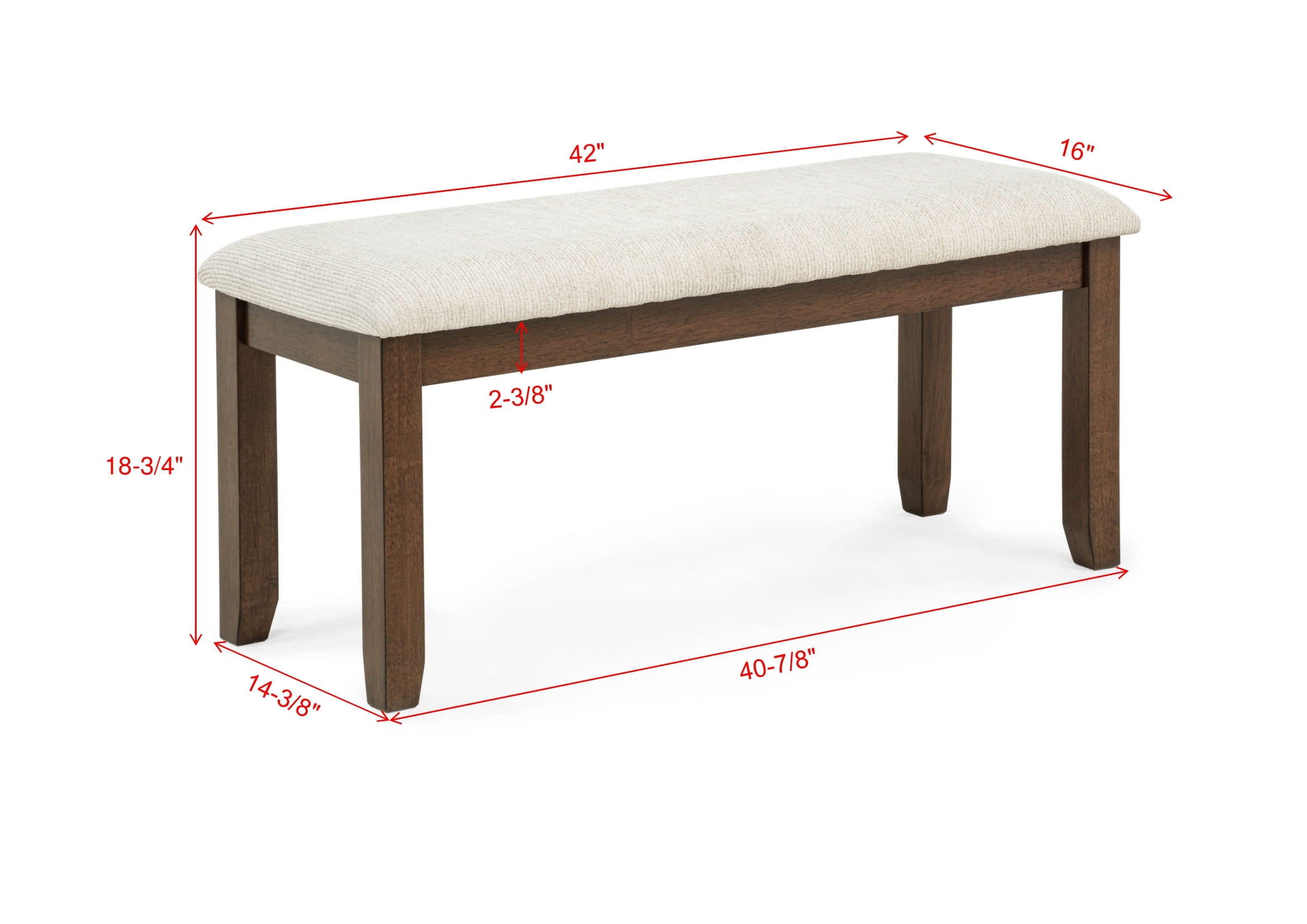 Avasa Upholstered Dining Bench
