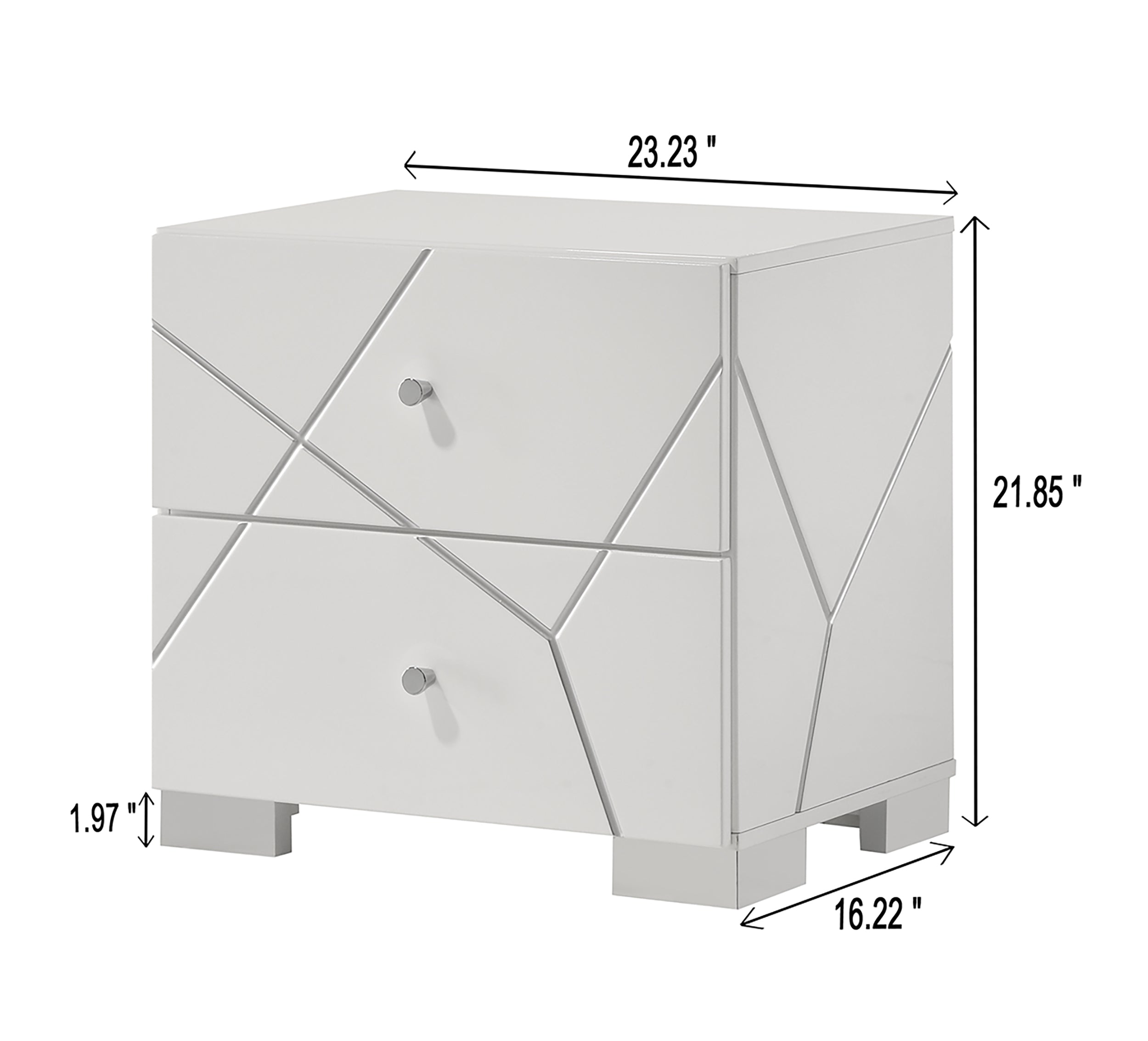 Ayla White Panel Bedroom Set