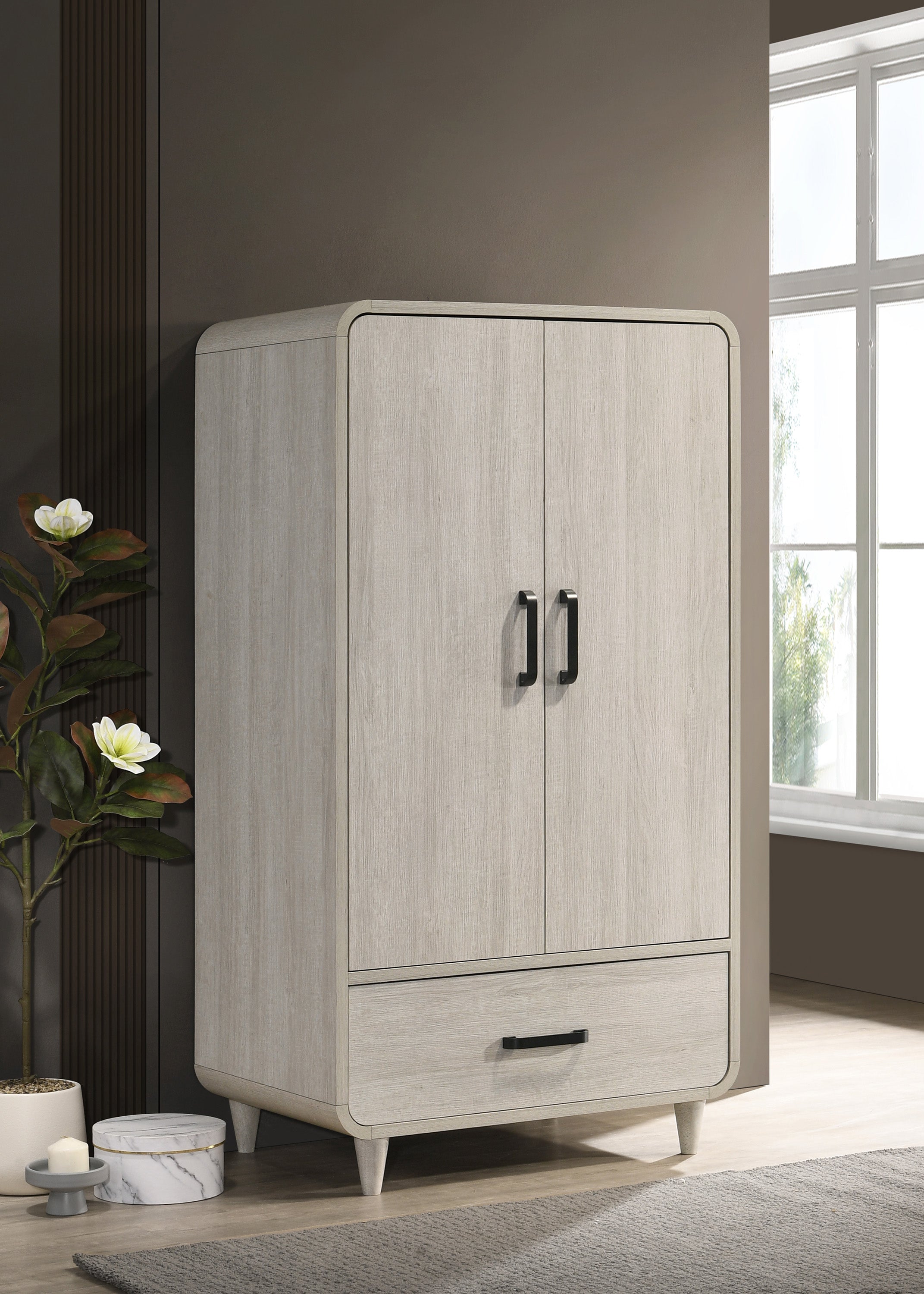 Nyomi White Armoire