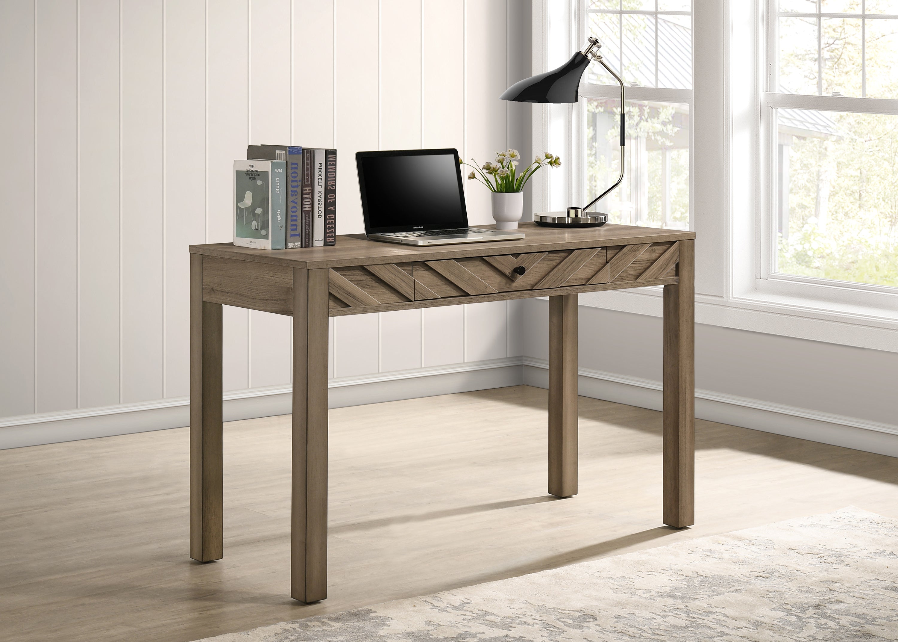 Valor Light Brown Writing Desk