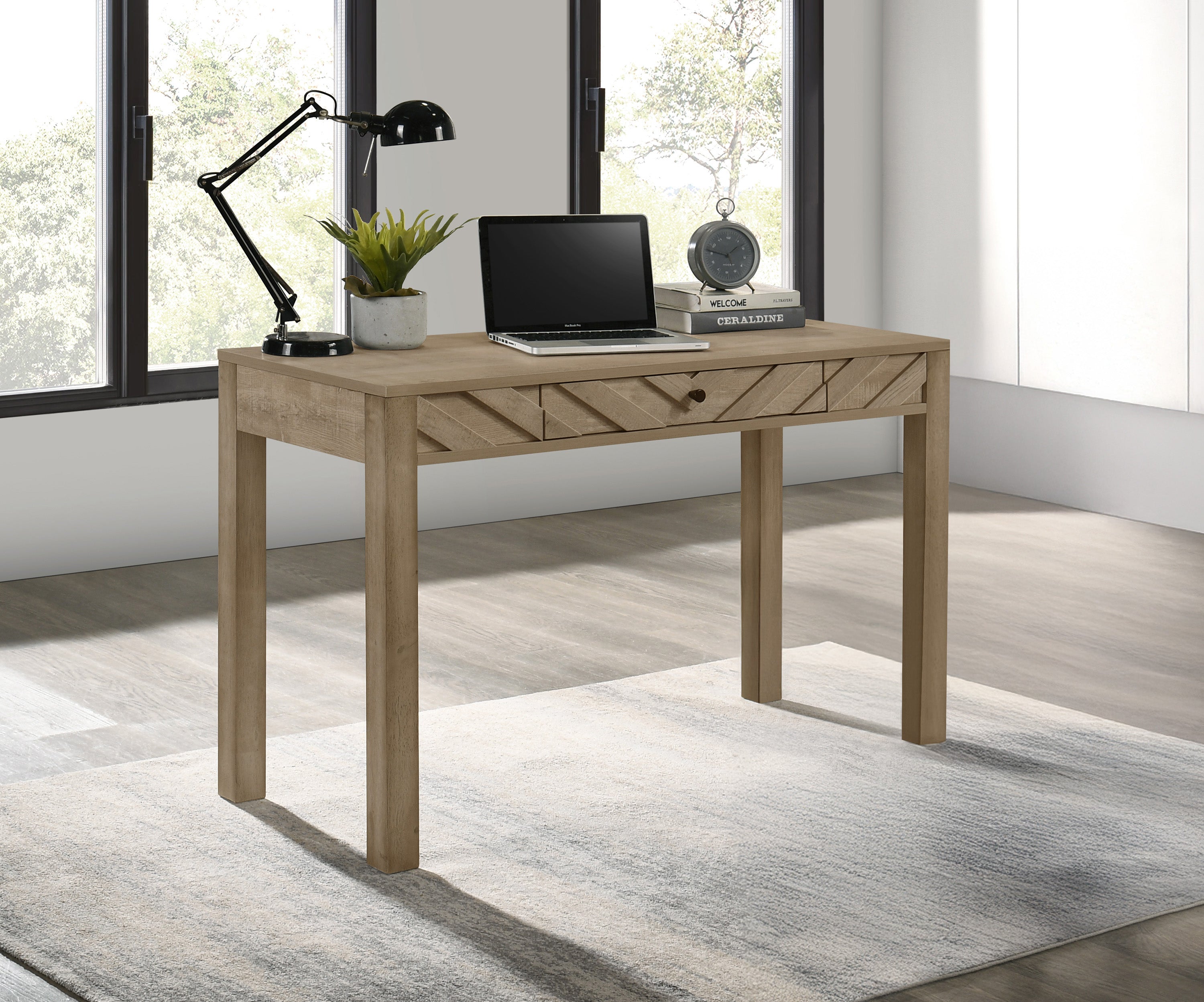 VALOR WRITING DESK-LIGHT BROWN
