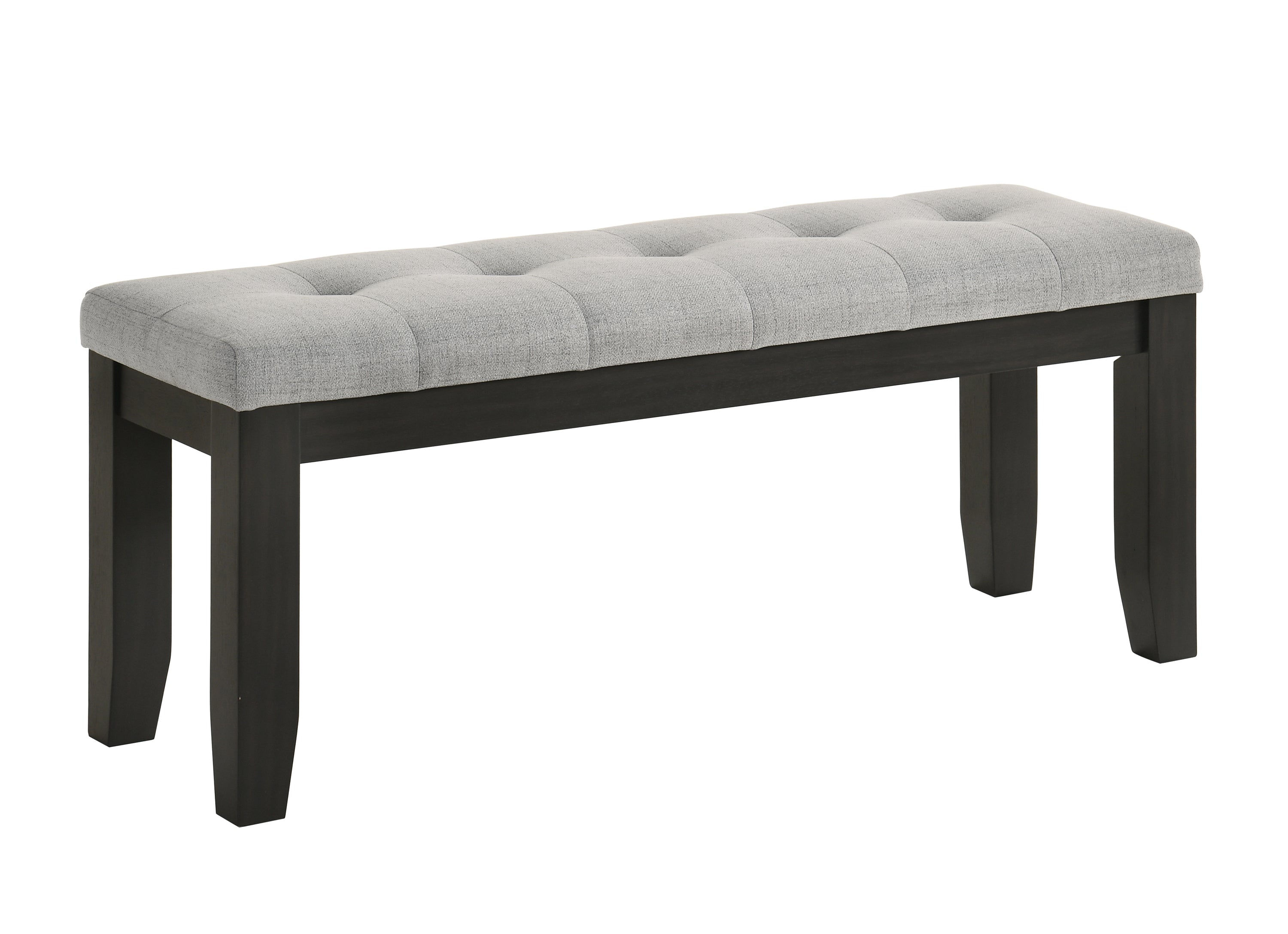 Bardstown Black/Light Gray Dining Bench
