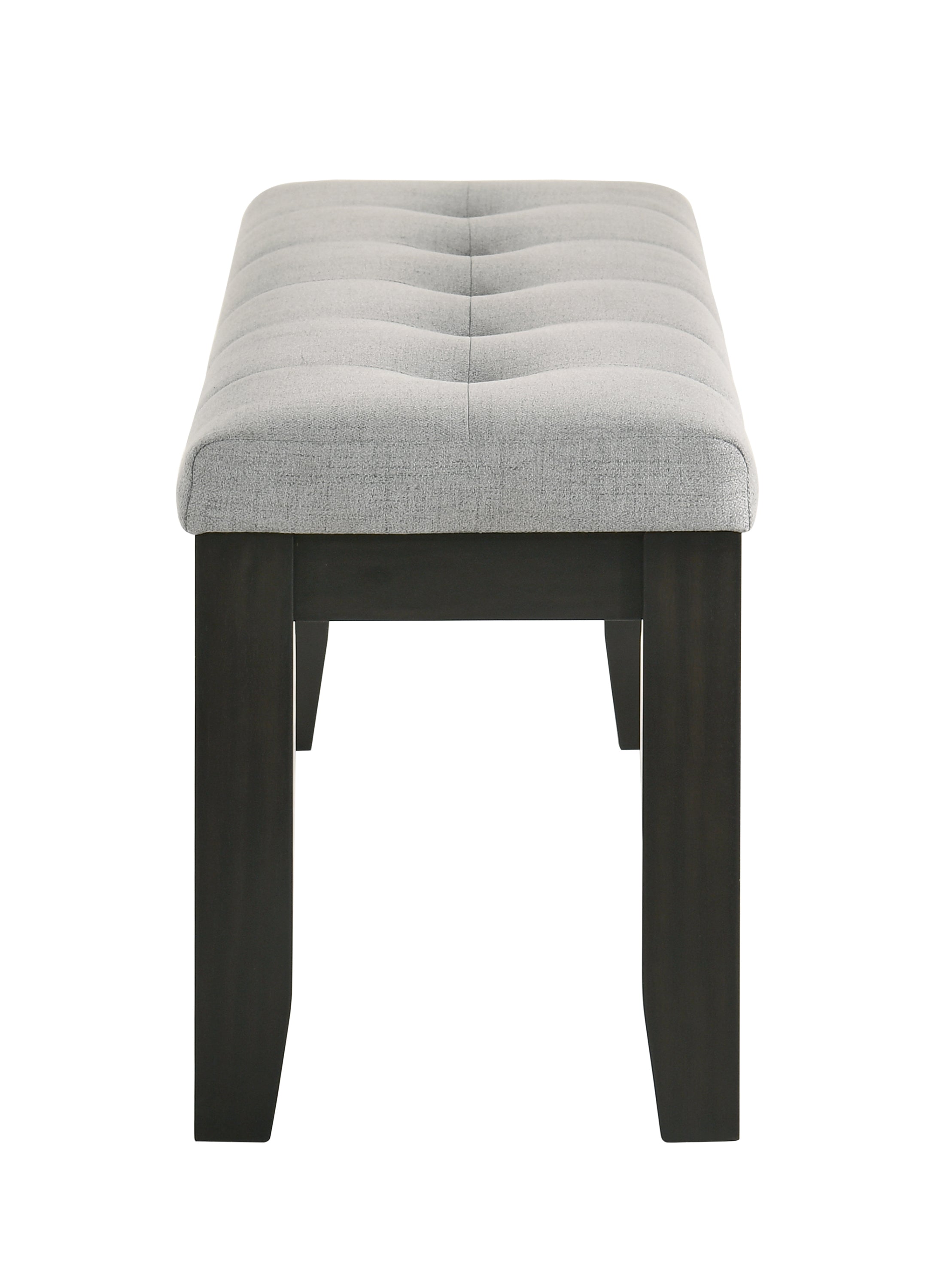 Bardstown Black/Light Gray Dining Bench