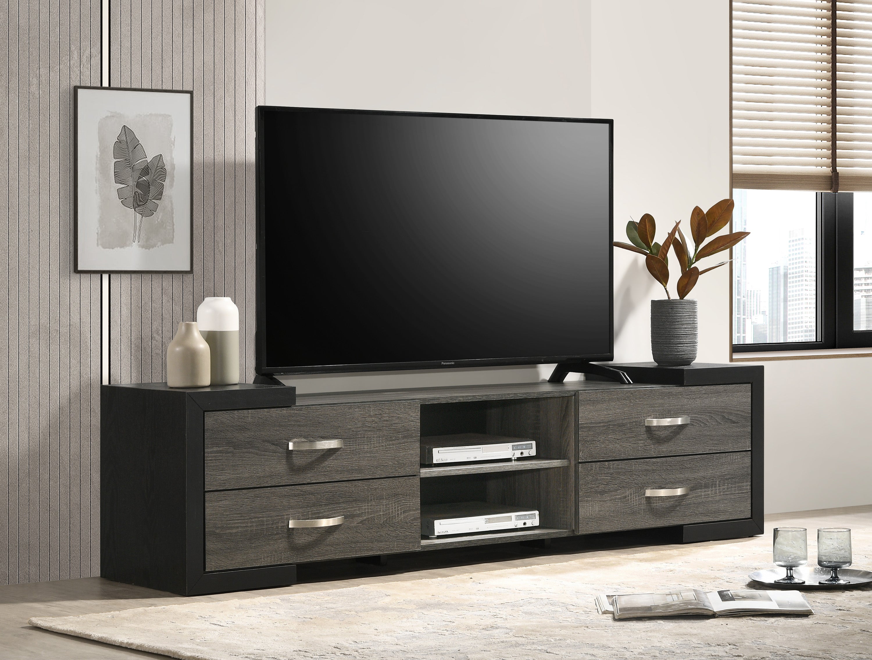 Brant Gray Tv Stand