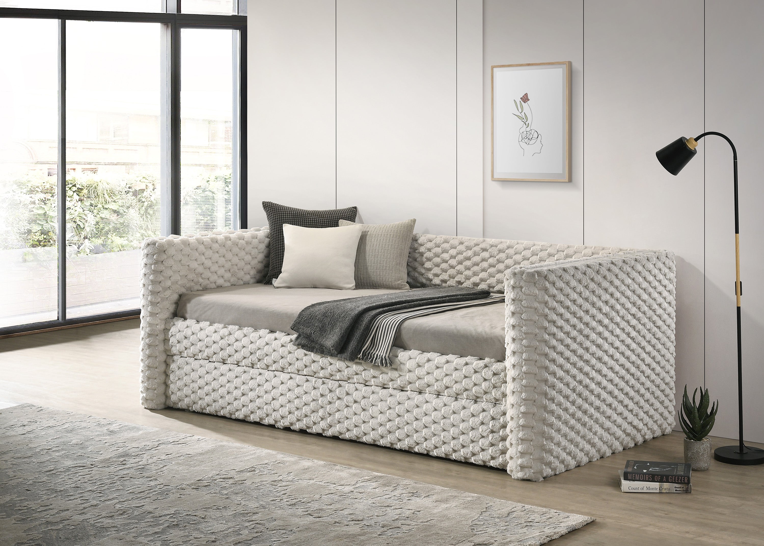 Brielle Dove Daybed with Trundle