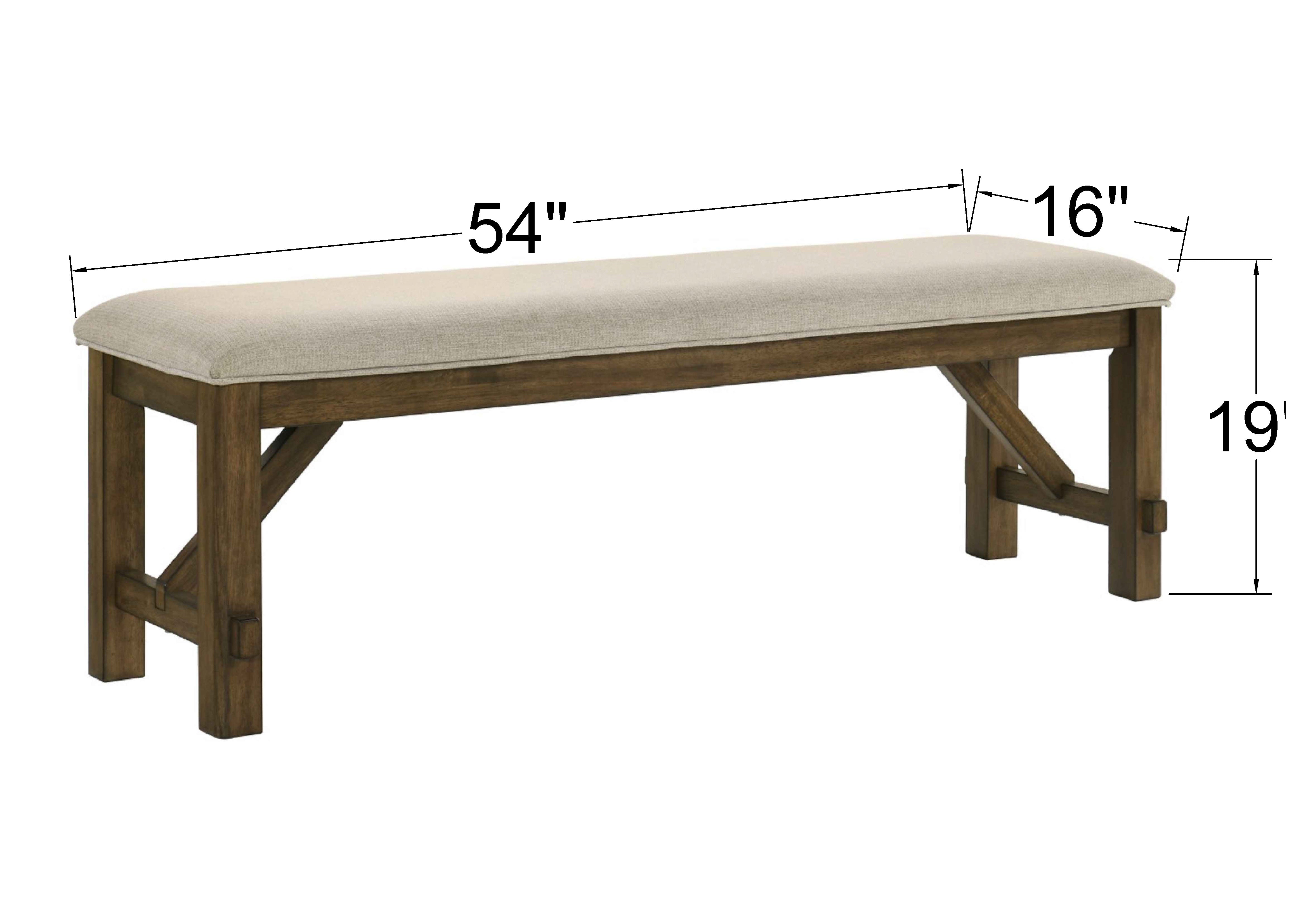 Broadmoor Brown Bench