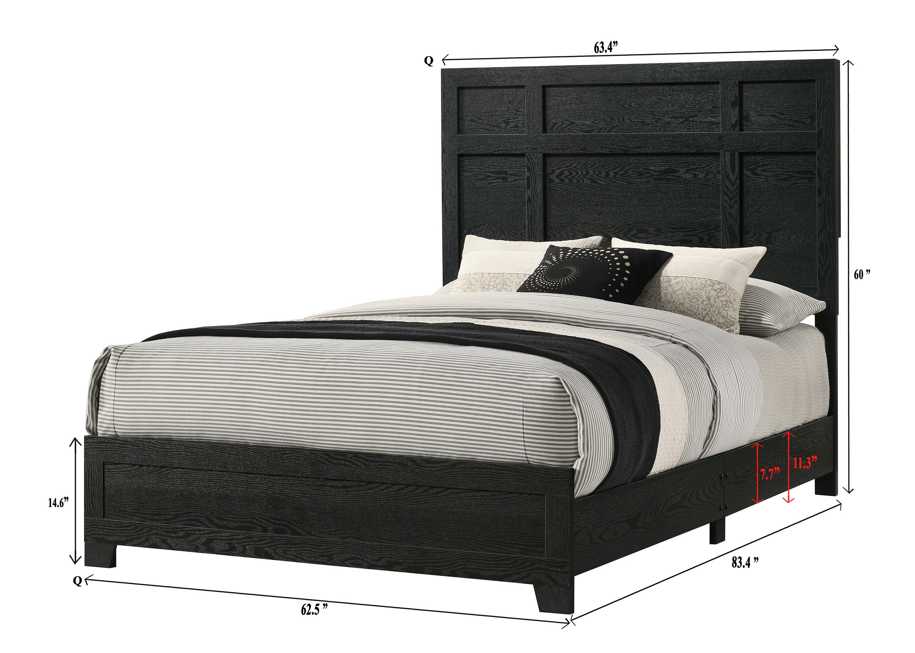 Cadence Black Bedroom Set