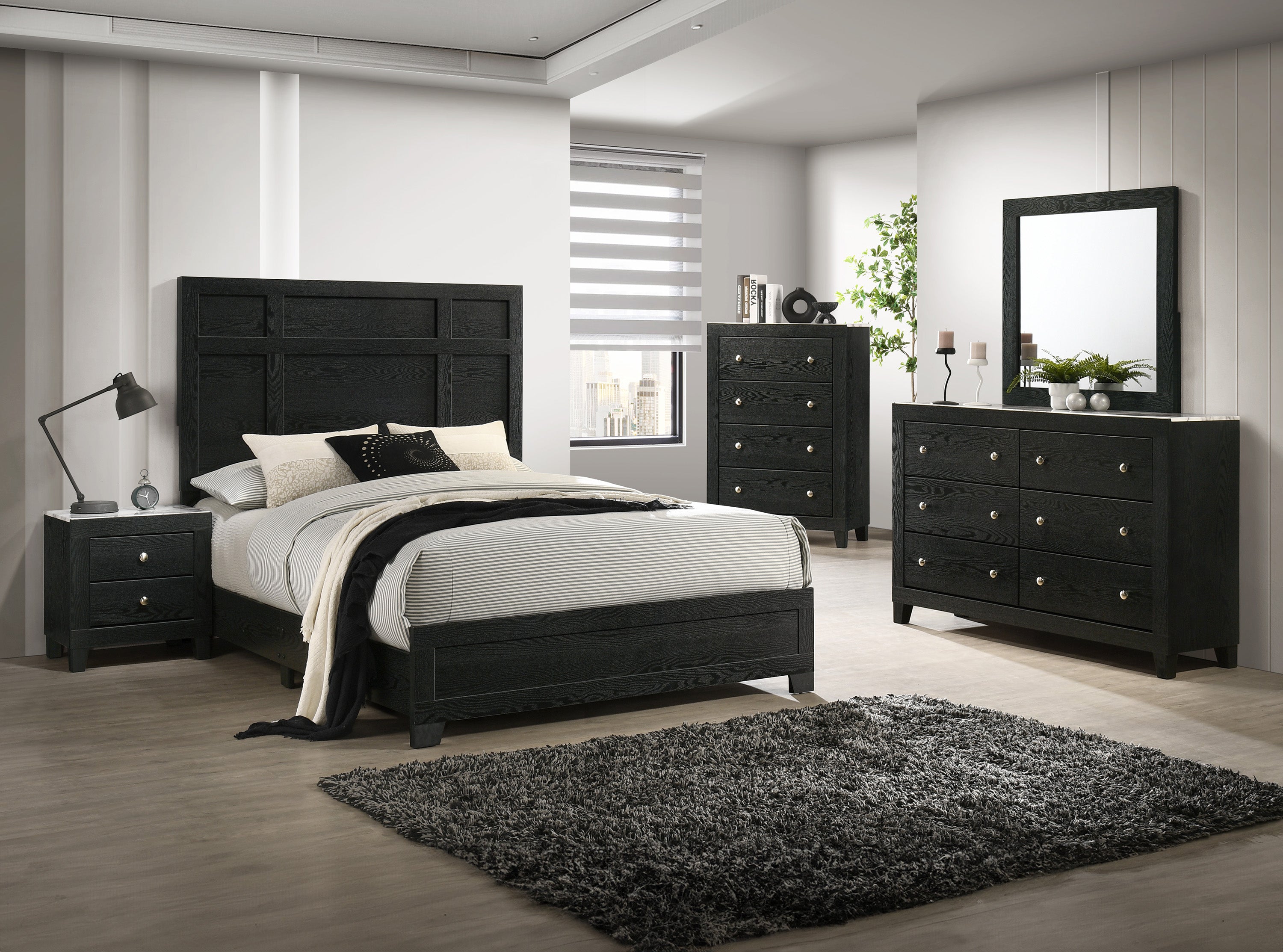 Cadence Black Bedroom Set
