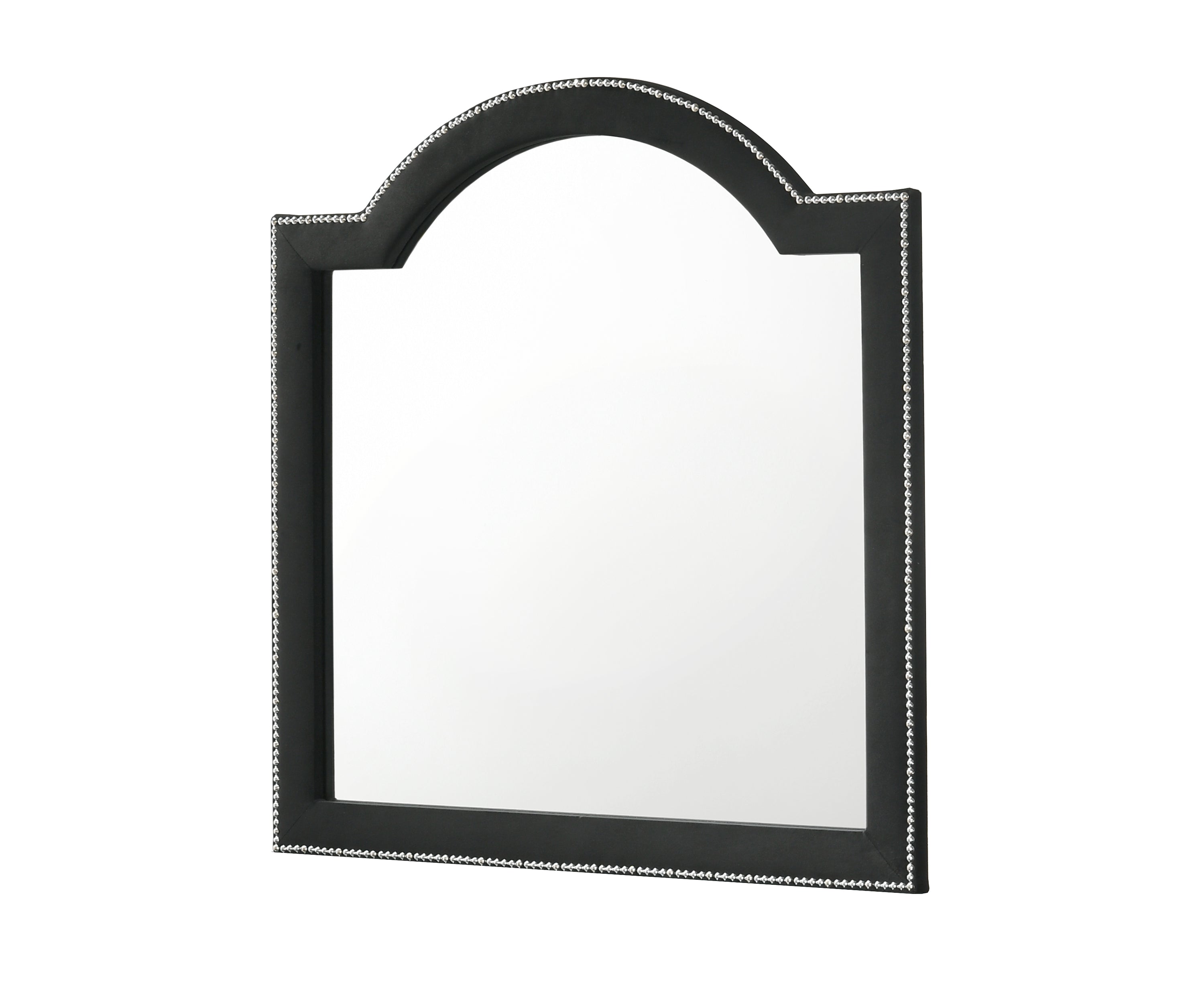 Cameo Black Upholstered Panel Bedroom Set