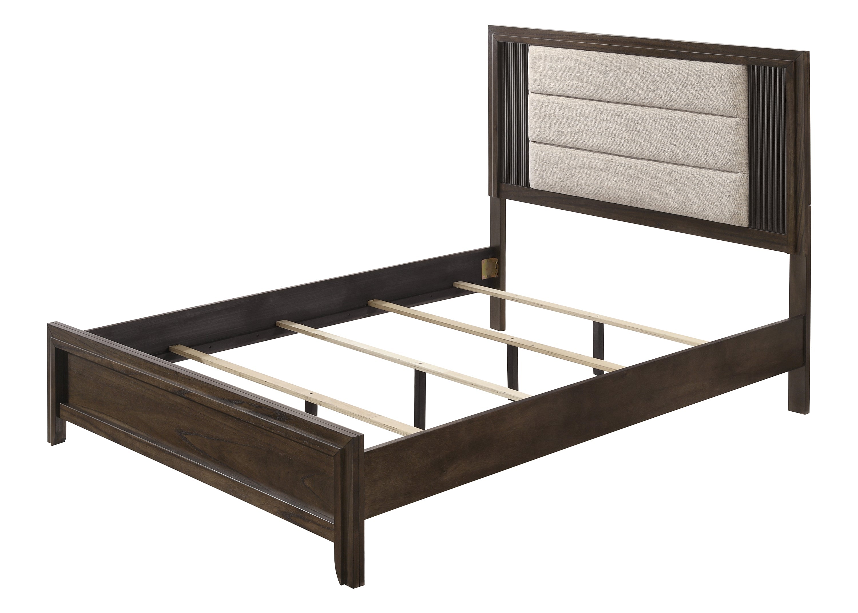 Carlton Brown King Panel Bed