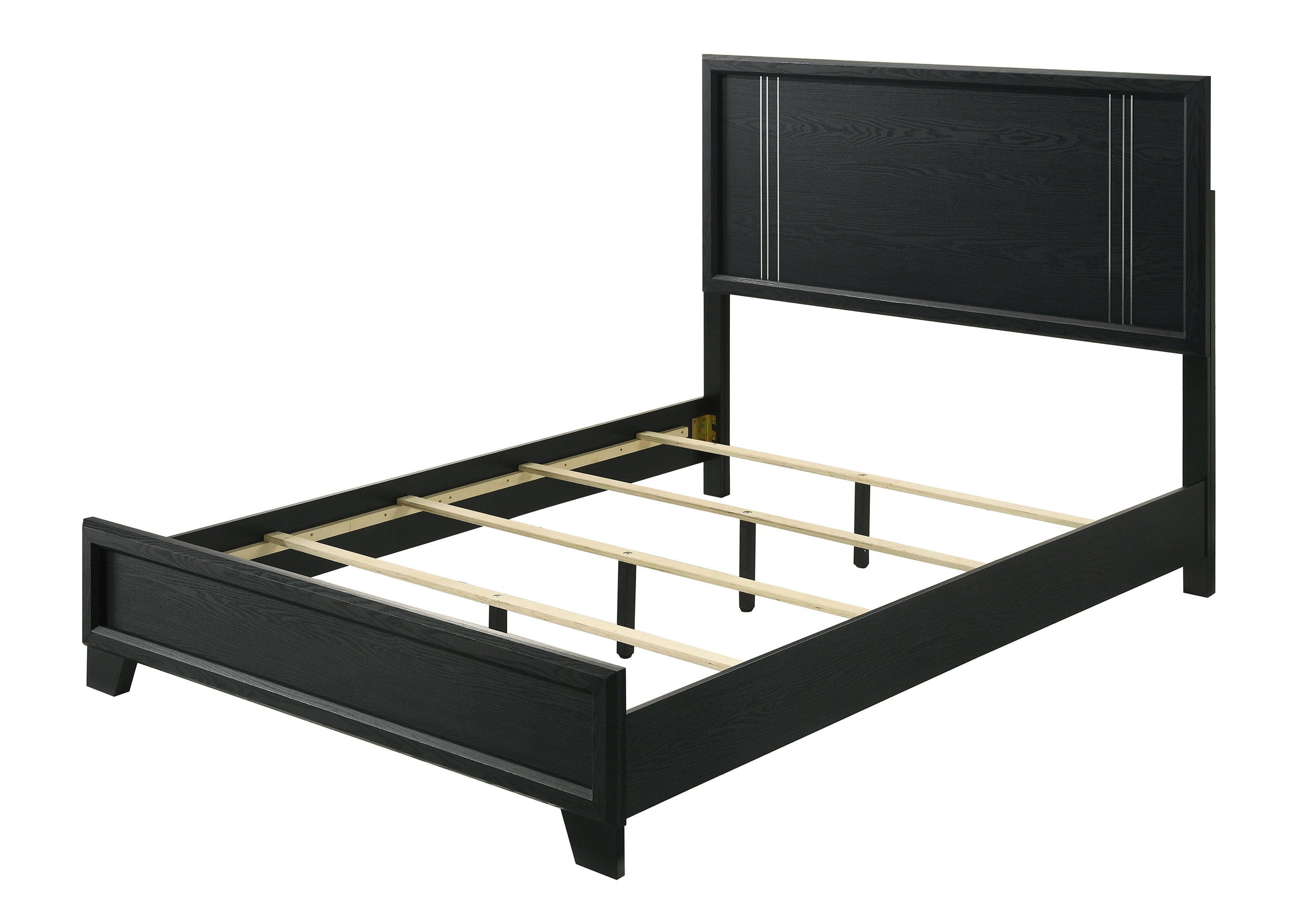 Charlie Charcoal Full Panel Bed