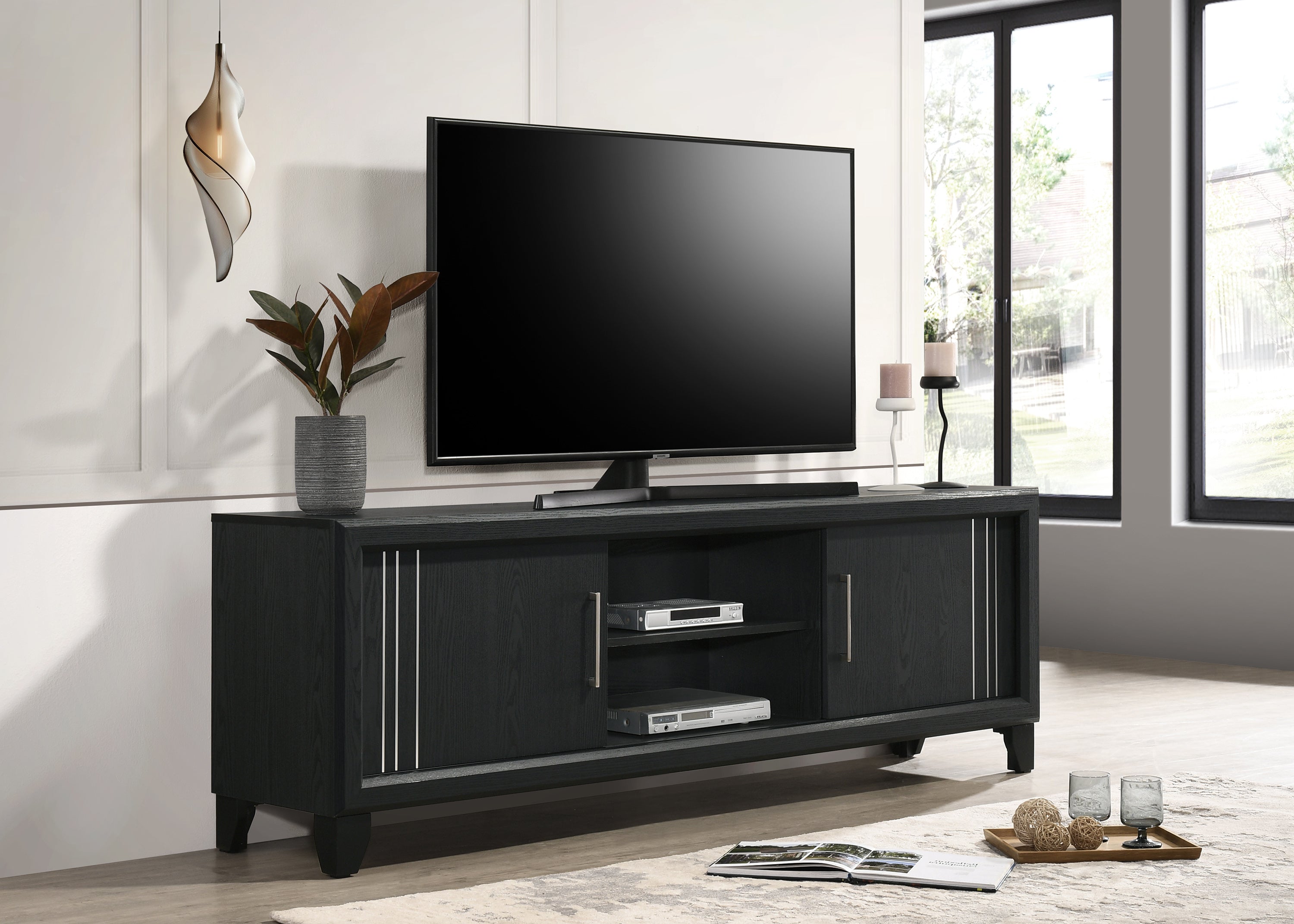 Charlie Charcoal Tv Stand