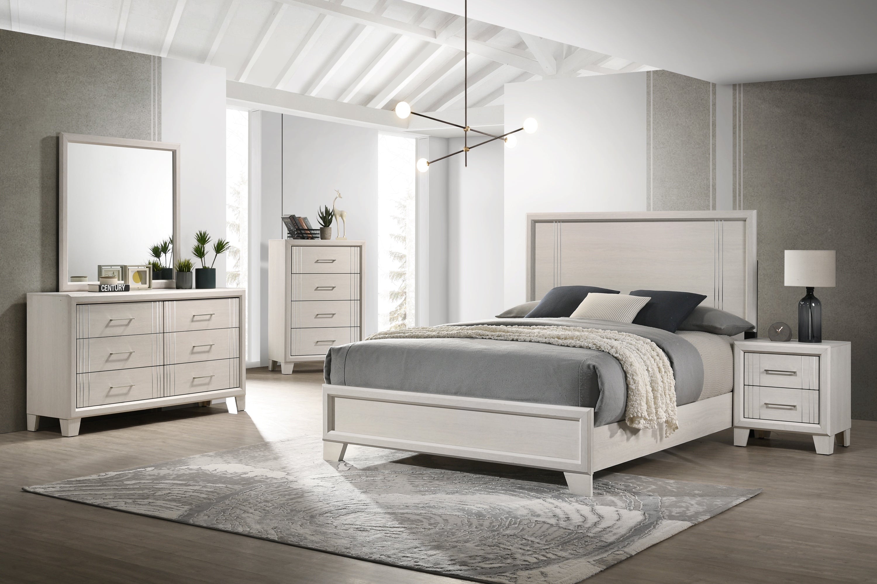 Charlie White Dresser Mirror (Mirror Only)