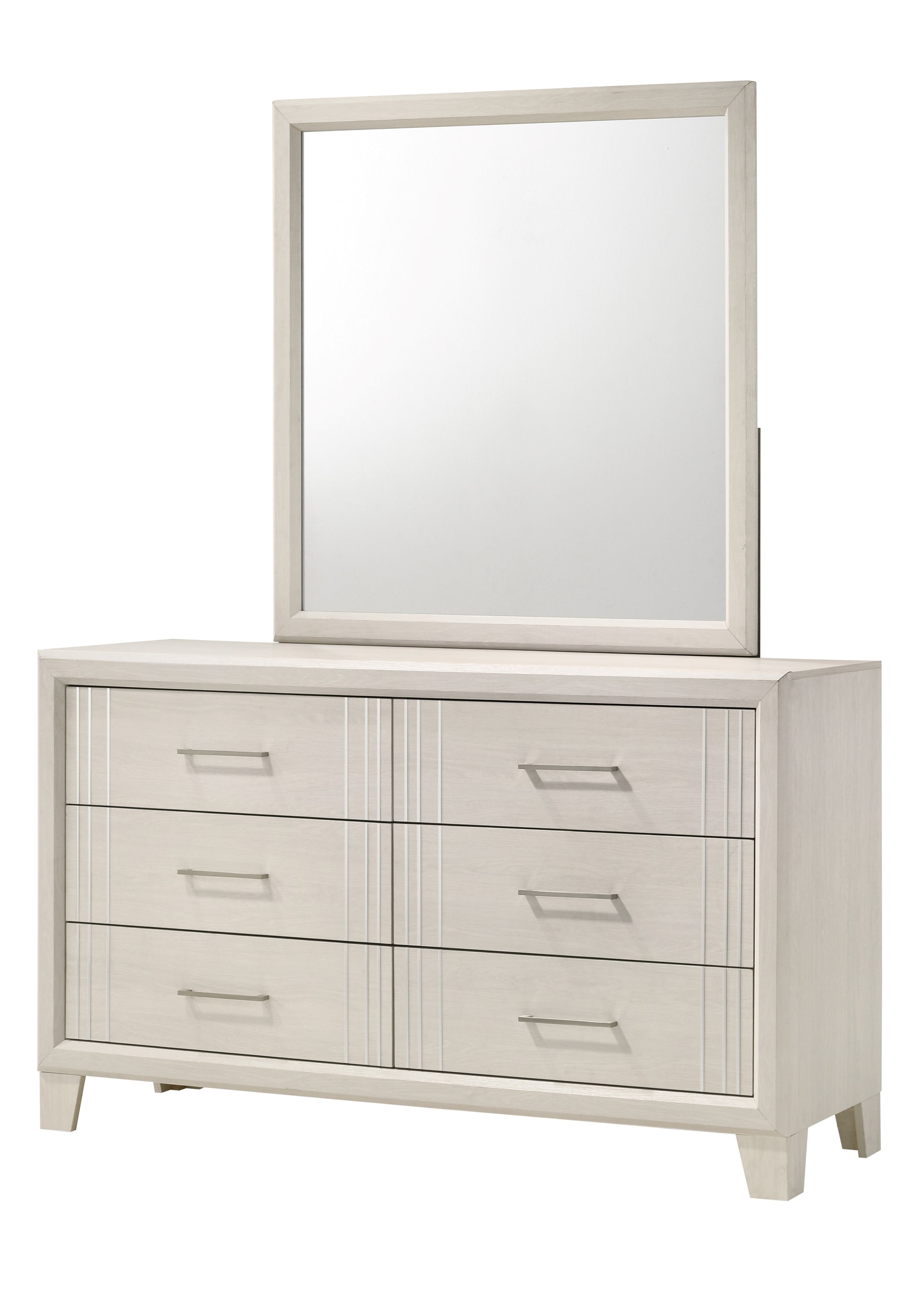 Charlie White Panel Youth Bedroom Set