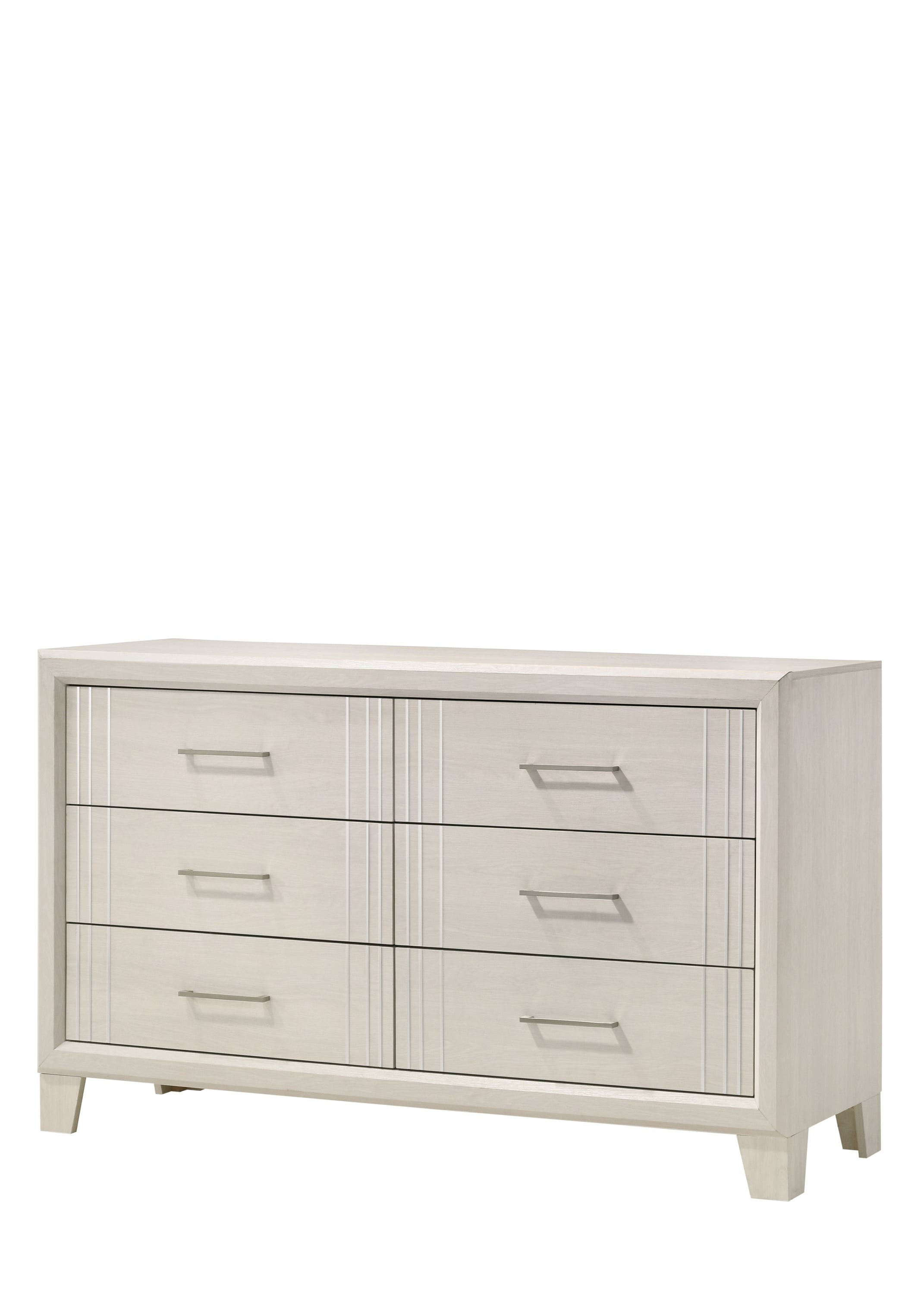 Charlie White Panel Youth Bedroom Set