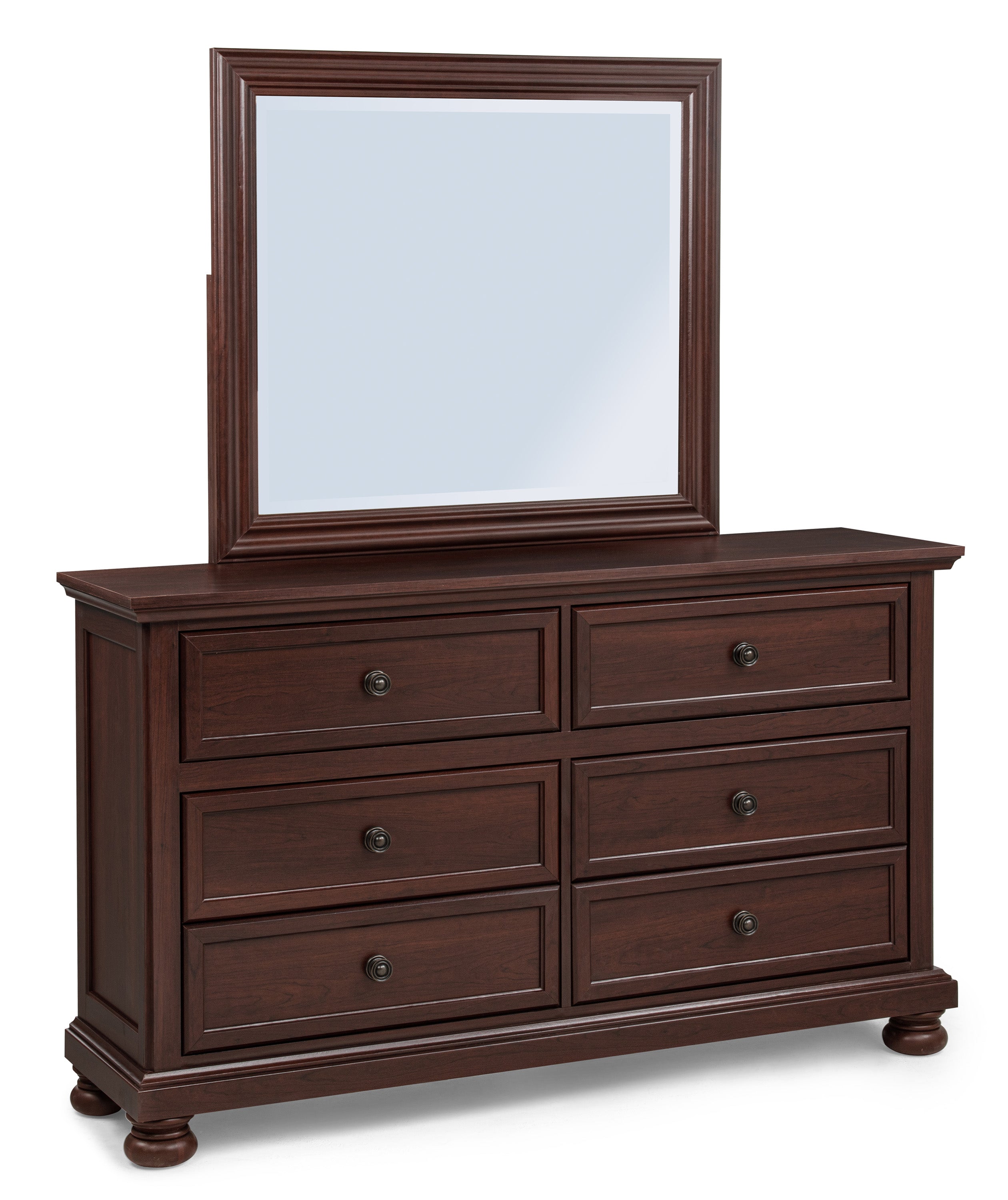 Claribelle Cherry Dresser Top (Mirror Only)