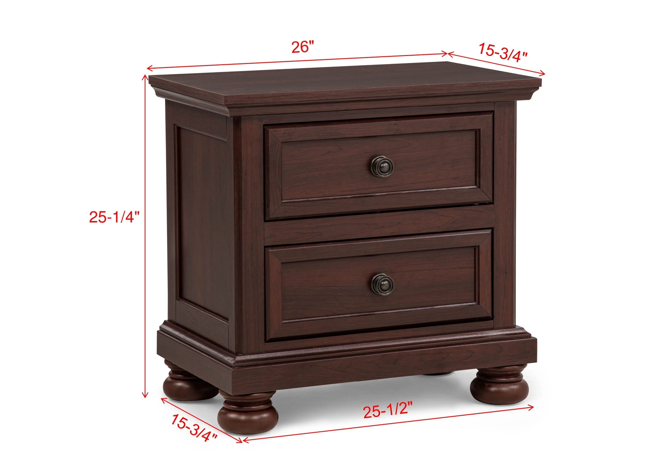 Claribelle Cherry Nightstand