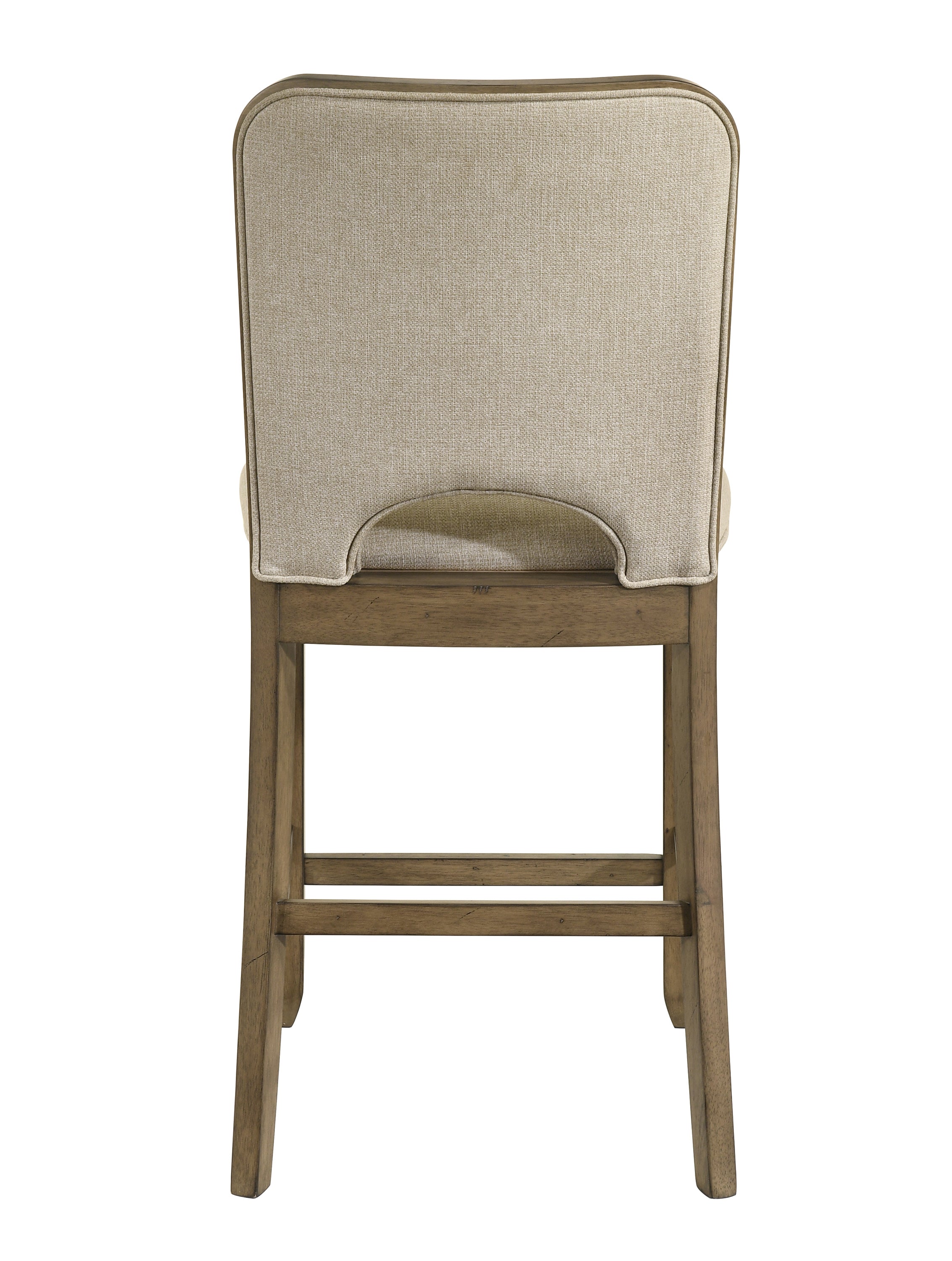Cockrell Brown/Beige Counter Height Chair, Set of 2