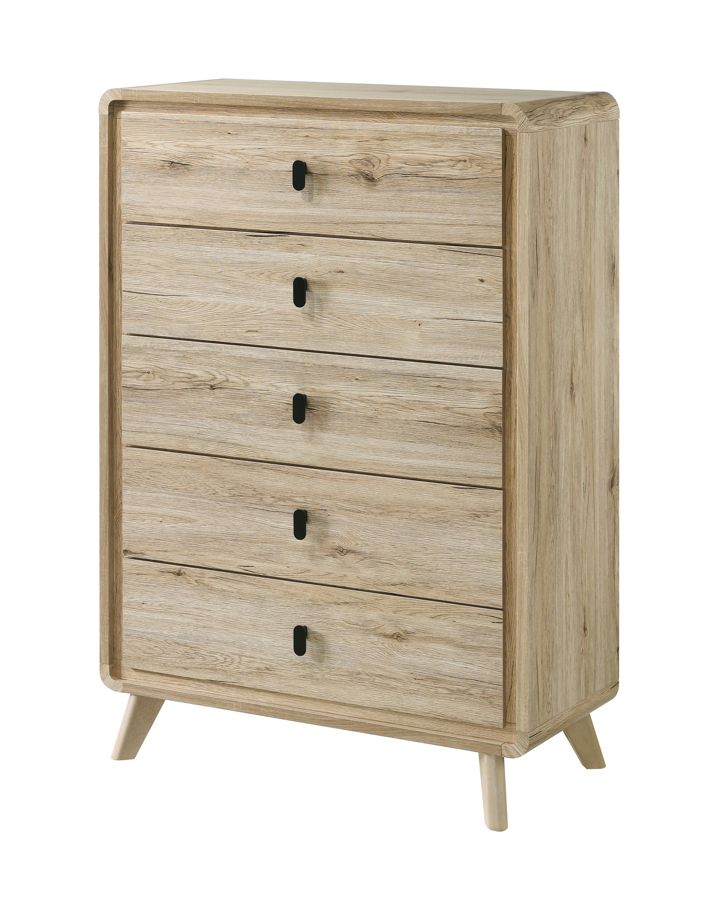 Dawson Light Wood Panel Bedroom Set