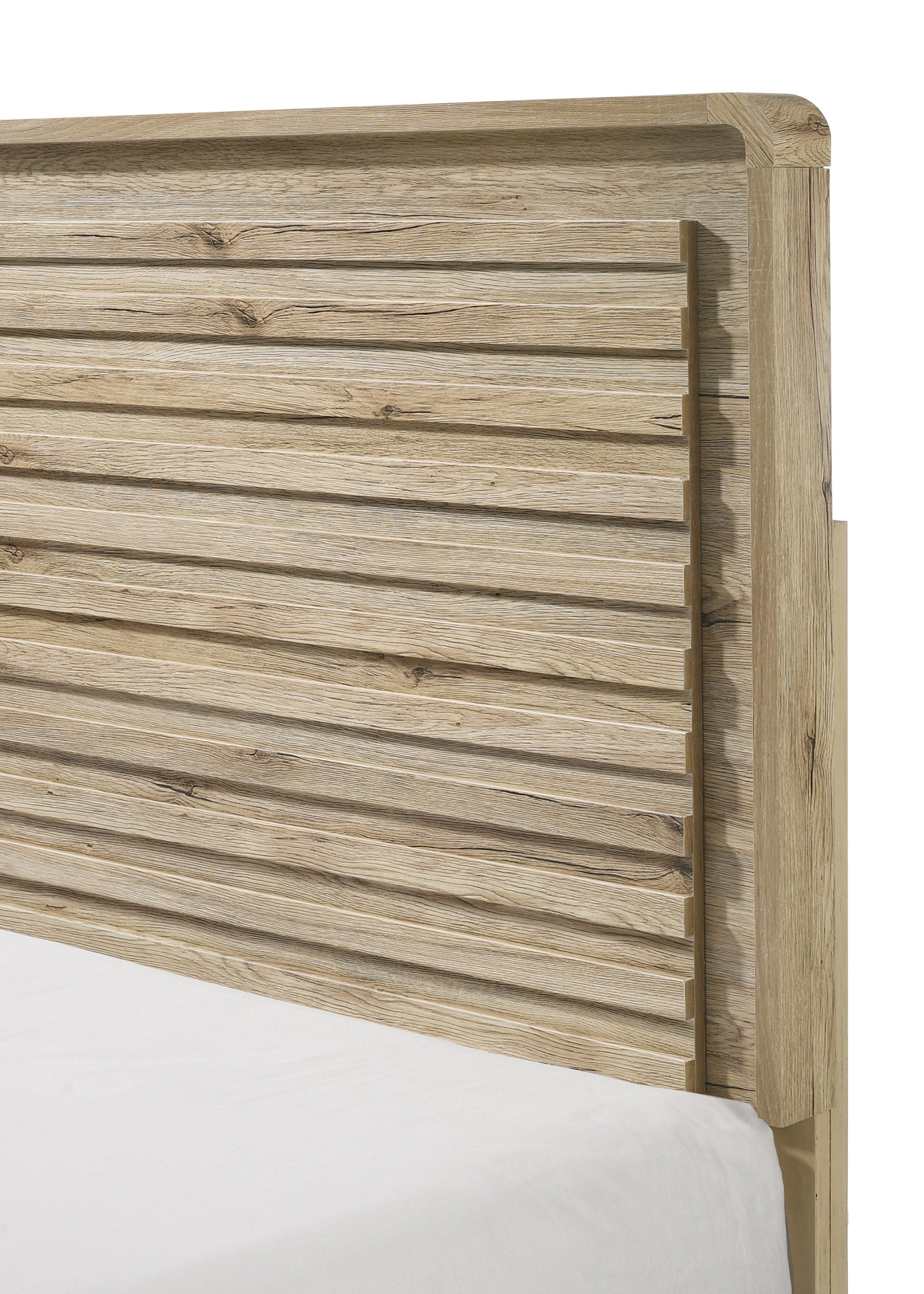 Dawson Light Wood Panel Bedroom Set